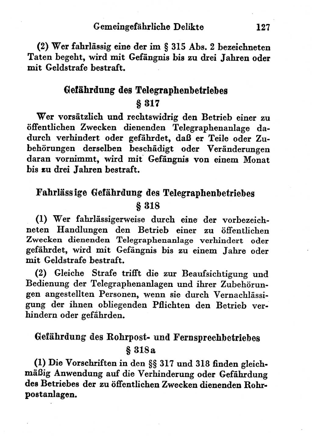 Strafgesetzbuch (StGB) und andere Strafgesetze [Deutsche Demokratische Republik (DDR)] 1956, Seite 127 (StGB Strafges. DDR 1956, S. 127)