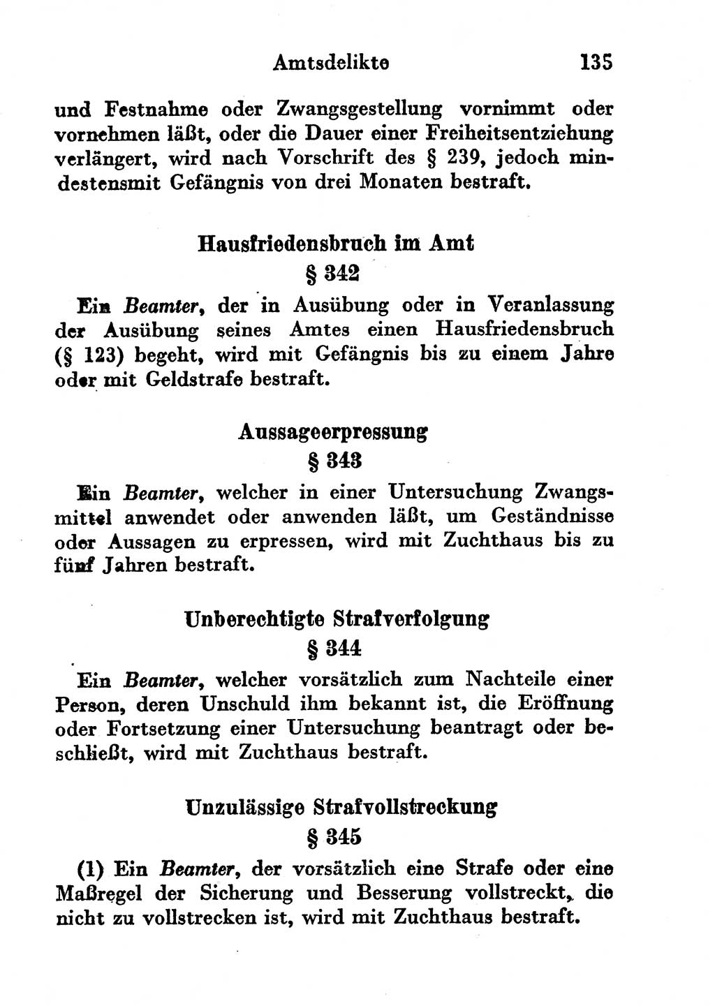 Strafgesetzbuch (StGB) und andere Strafgesetze [Deutsche Demokratische Republik (DDR)] 1956, Seite 135 (StGB Strafges. DDR 1956, S. 135)