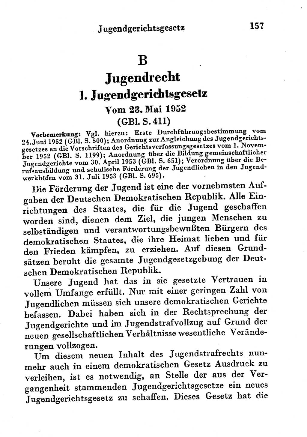 Strafgesetzbuch (StGB) und andere Strafgesetze [Deutsche Demokratische Republik (DDR)] 1956, Seite 157 (StGB Strafges. DDR 1956, S. 157)