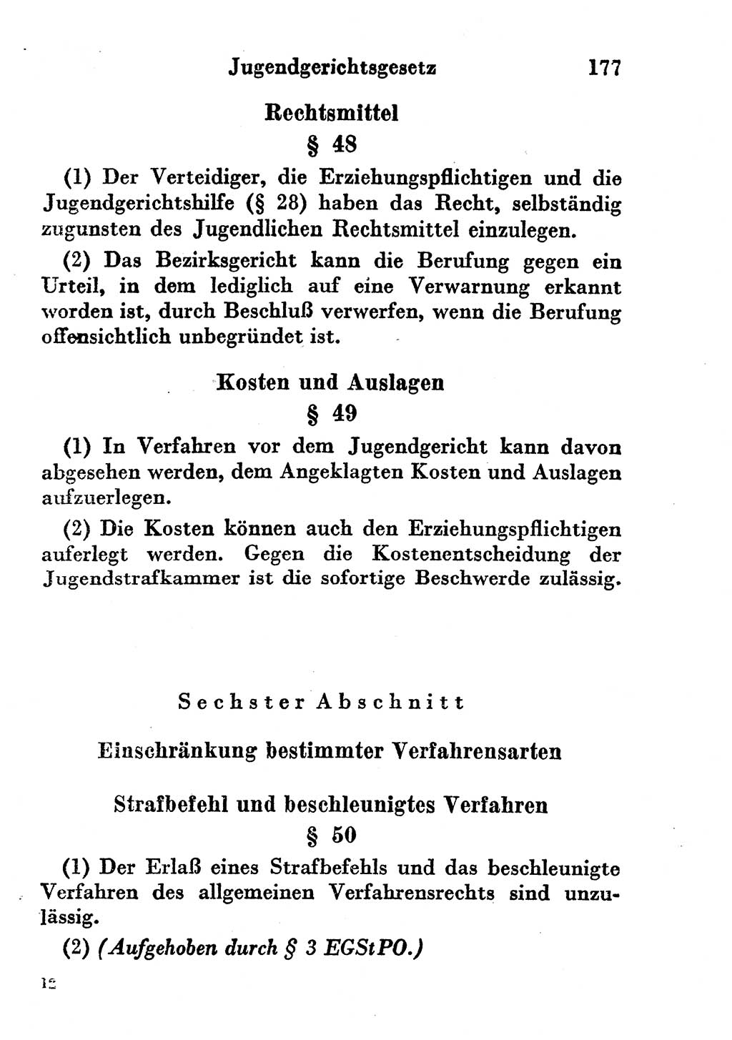 Strafgesetzbuch (StGB) und andere Strafgesetze [Deutsche Demokratische Republik (DDR)] 1956, Seite 177 (StGB Strafges. DDR 1956, S. 177)