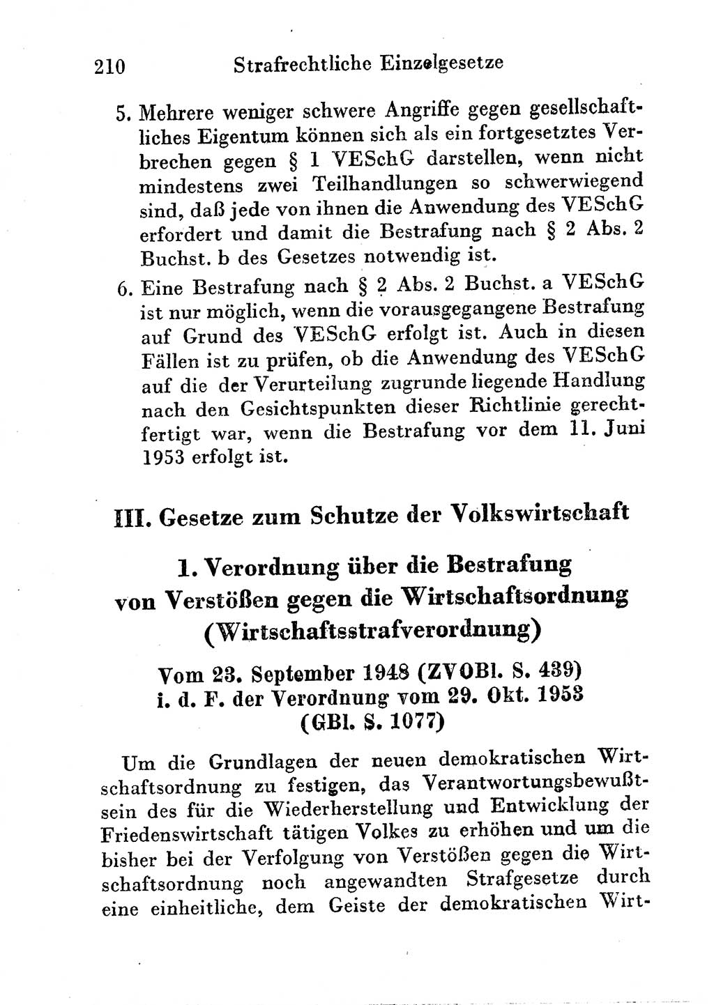 Strafgesetzbuch (StGB) und andere Strafgesetze [Deutsche Demokratische Republik (DDR)] 1956, Seite 210 (StGB Strafges. DDR 1956, S. 210)