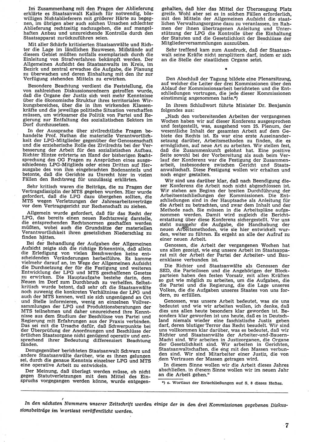 Neue Justiz (NJ), Zeitschrift für Recht und Rechtswissenschaft [Deutsche Demokratische Republik (DDR)], 10. Jahrgang 1956, Seite 7 (NJ DDR 1956, S. 7)