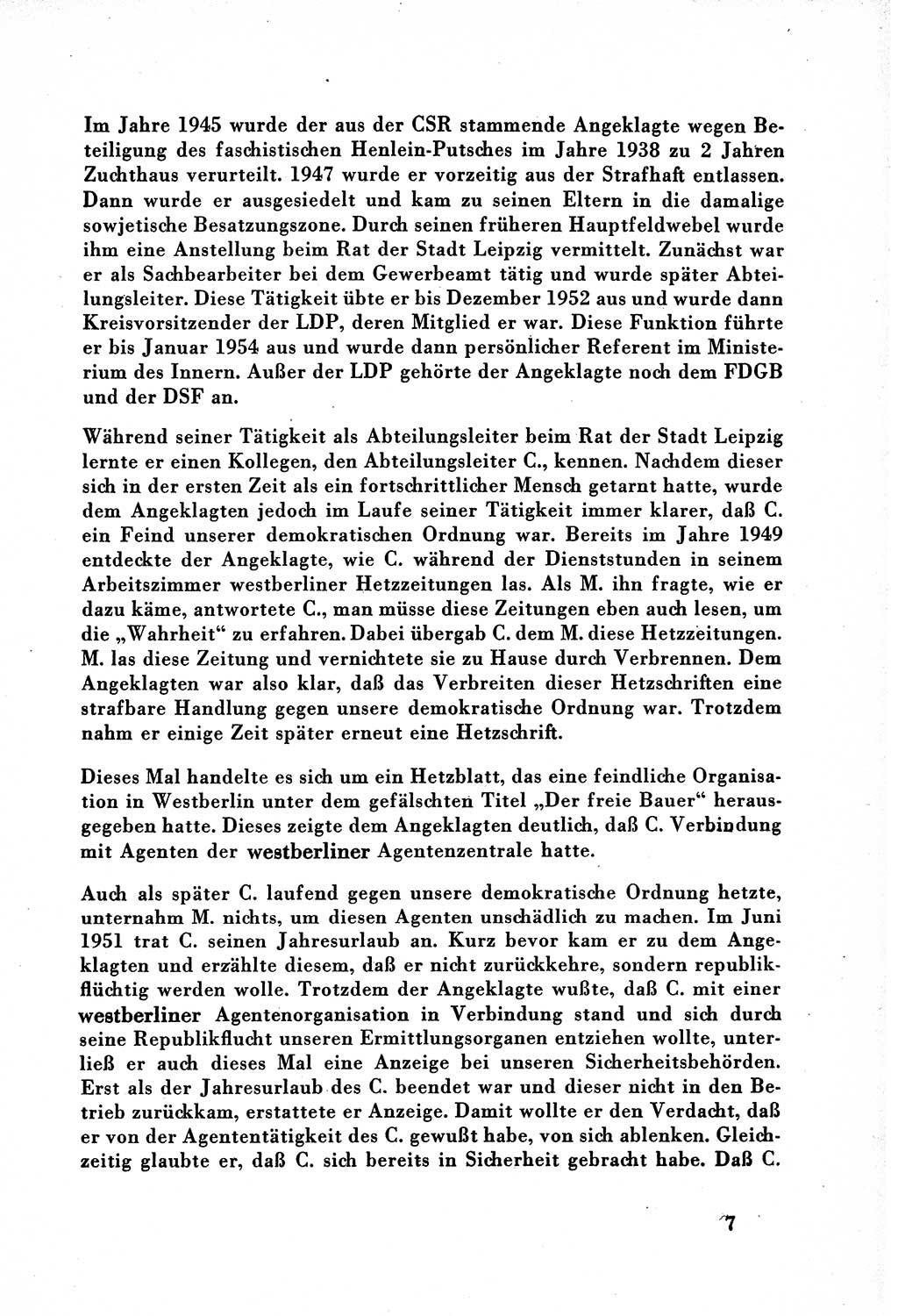 Dokumente des Unrechts, das SED-Regime [Deutsche Demokratische Republik (DDR)] in der Praxis, Bundesministerium für gesamtdeutsche Fragen (BMG) [Bundesrepublik Deutschland (BRD)] 1957, Seite 7 (Dok. UnR. SED-Reg. DDR BMG BRD 1957, S. 7)