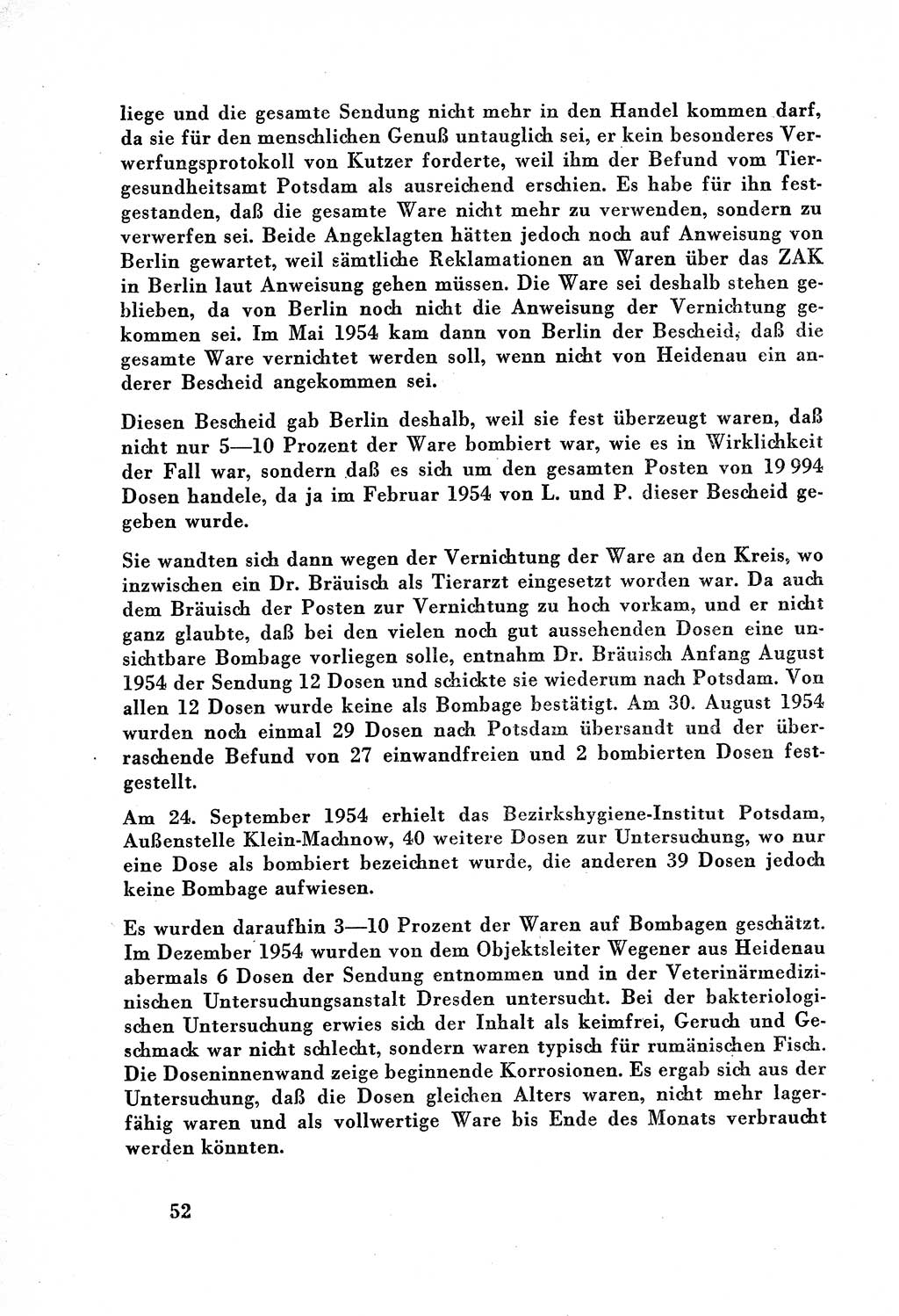 Dokumente des Unrechts, das SED-Regime [Deutsche Demokratische Republik (DDR)] in der Praxis, Bundesministerium für gesamtdeutsche Fragen (BMG) [Bundesrepublik Deutschland (BRD)] 1957, Seite 52 (Dok. UnR. SED-Reg. DDR BMG BRD 1957, S. 52)