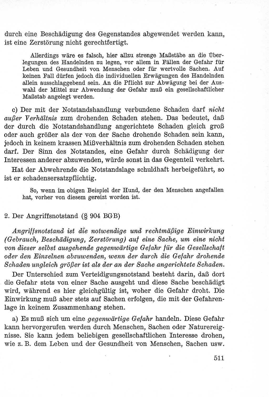 Lehrbuch des Strafrechts der Deutschen Demokratischen Republik (DDR), Allgemeiner Teil 1957, Seite 511 (Lb. Strafr. DDR AT 1957, S. 511)