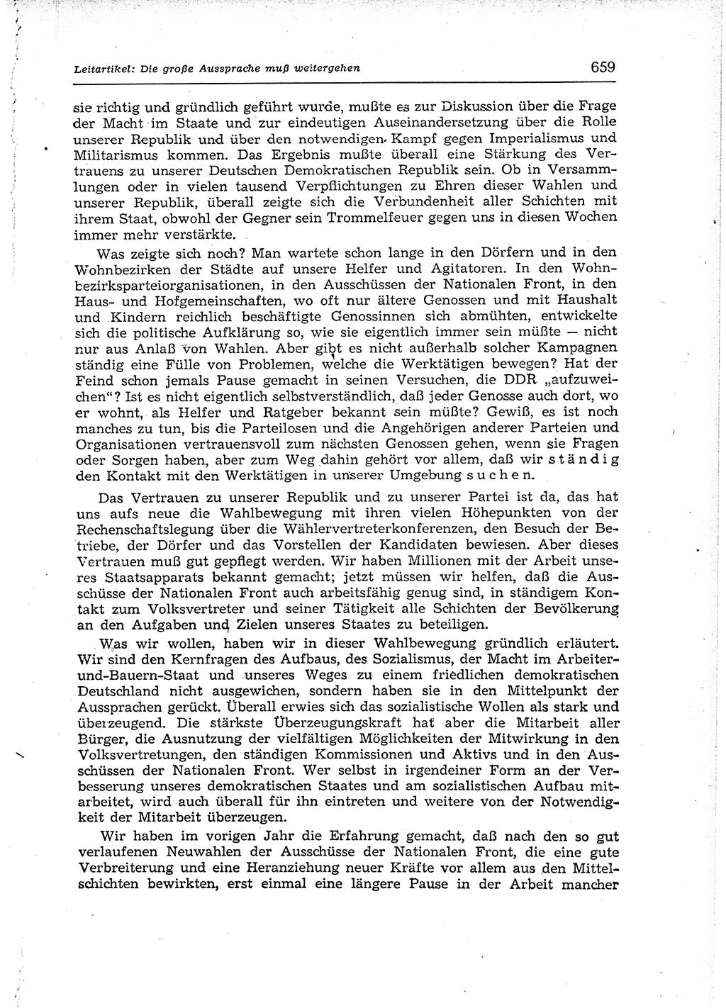 Neuer Weg (NW), Organ des Zentralkomitees (ZK) der SED (Sozialistische Einheitspartei Deutschlands) für Fragen des Parteiaufbaus und des Parteilebens, 12. Jahrgang [Deutsche Demokratische Republik (DDR)] 1957, Seite 659 (NW ZK SED DDR 1957, S. 659)