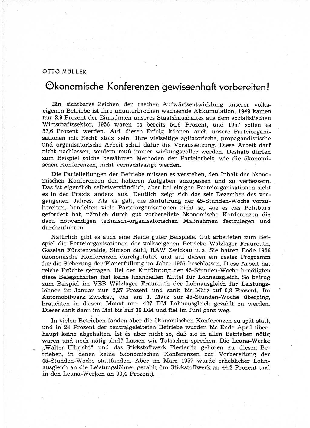 Neuer Weg (NW), Organ des Zentralkomitees (ZK) der SED (Sozialistische Einheitspartei Deutschlands) für Fragen des Parteiaufbaus und des Parteilebens, 12. Jahrgang [Deutsche Demokratische Republik (DDR)] 1957, Seite 932 (NW ZK SED DDR 1957, S. 932)