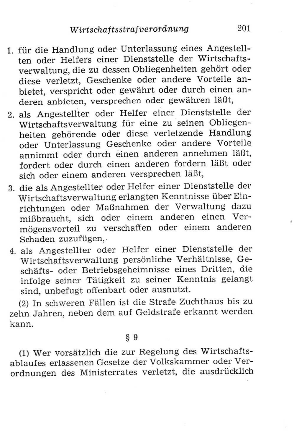 Strafgesetzbuch (StGB) und andere Strafgesetze [Deutsche Demokratische Republik (DDR)] 1957, Seite 201 (StGB Strafges. DDR 1957, S. 201)