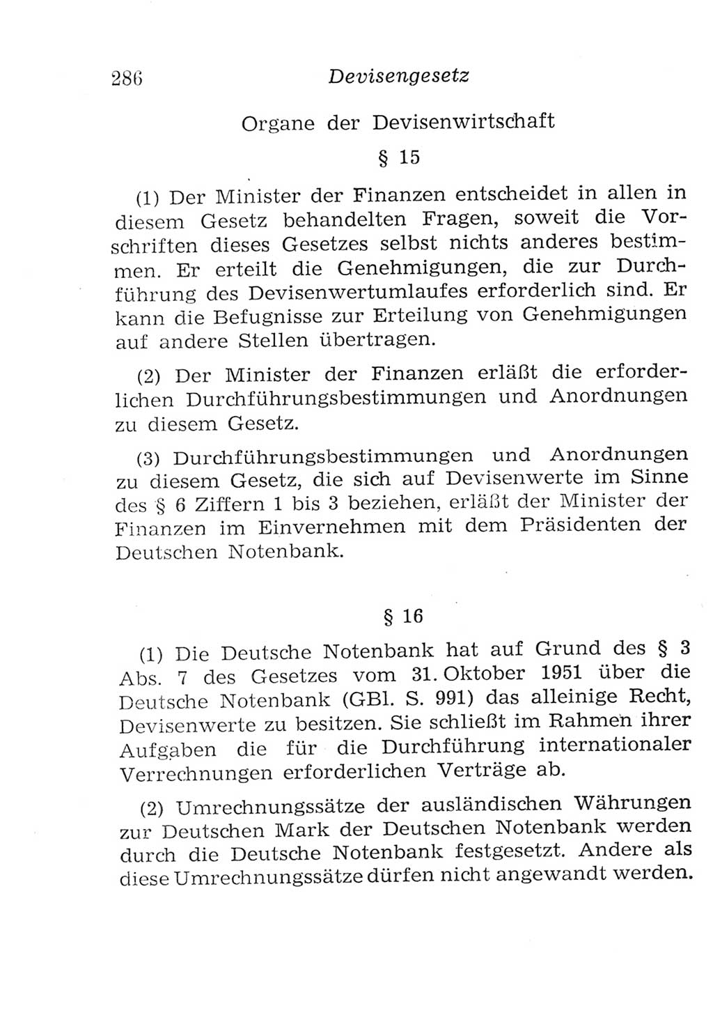 Strafgesetzbuch (StGB) und andere Strafgesetze [Deutsche Demokratische Republik (DDR)] 1957, Seite 286 (StGB Strafges. DDR 1957, S. 286)