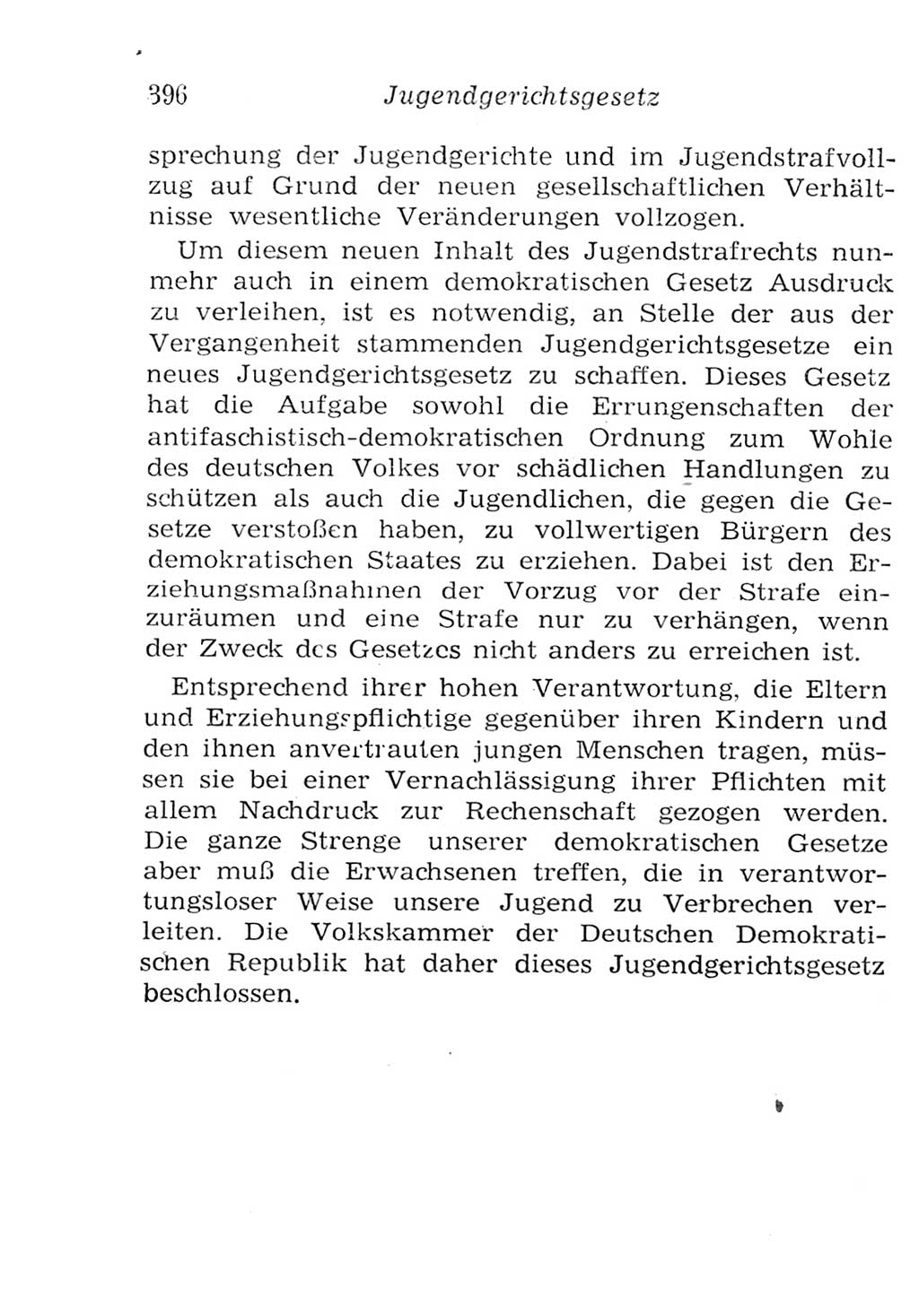 Strafgesetzbuch (StGB) und andere Strafgesetze [Deutsche Demokratische Republik (DDR)] 1957, Seite 396 (StGB Strafges. DDR 1957, S. 396)