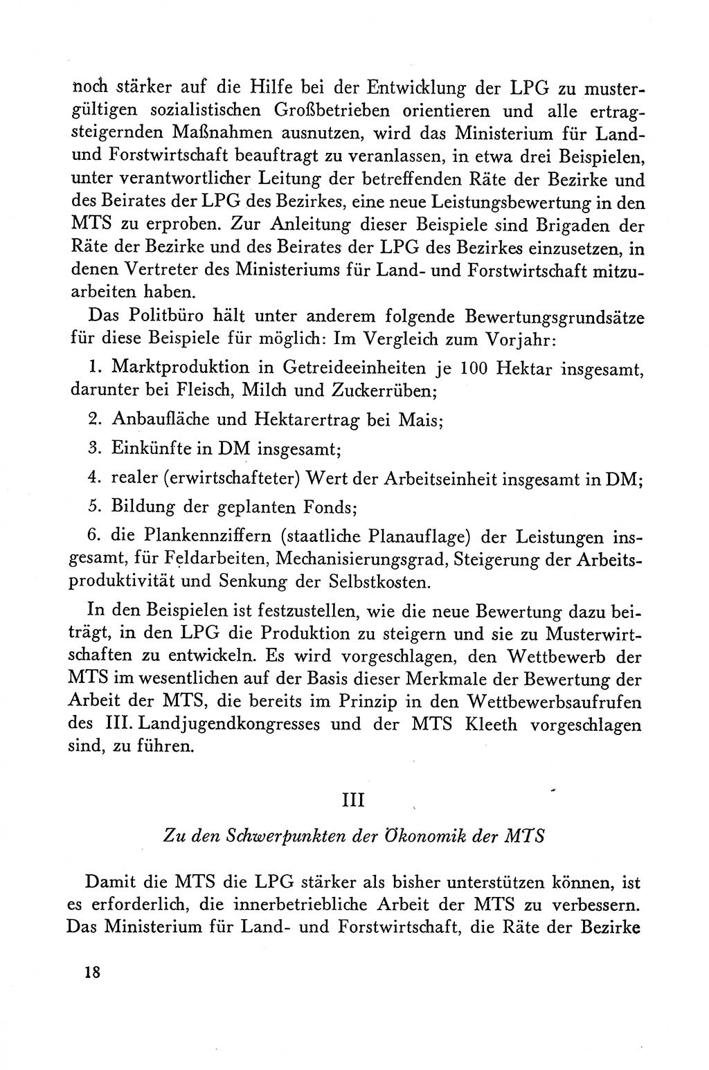 Dokumente der Sozialistischen Einheitspartei Deutschlands (SED) [Deutsche Demokratische Republik (DDR)] 1958-1959, Seite 18 (Dok. SED DDR 1958-1959, S. 18)