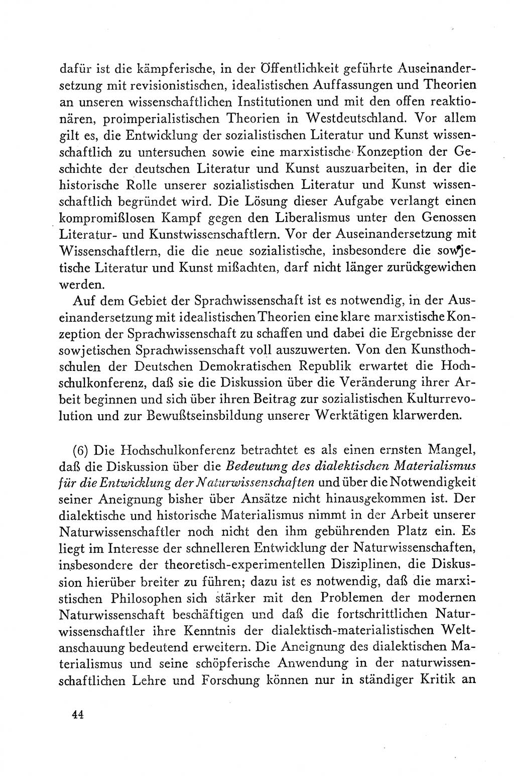 Dokumente der Sozialistischen Einheitspartei Deutschlands (SED) [Deutsche Demokratische Republik (DDR)] 1958-1959, Seite 44 (Dok. SED DDR 1958-1959, S. 44)