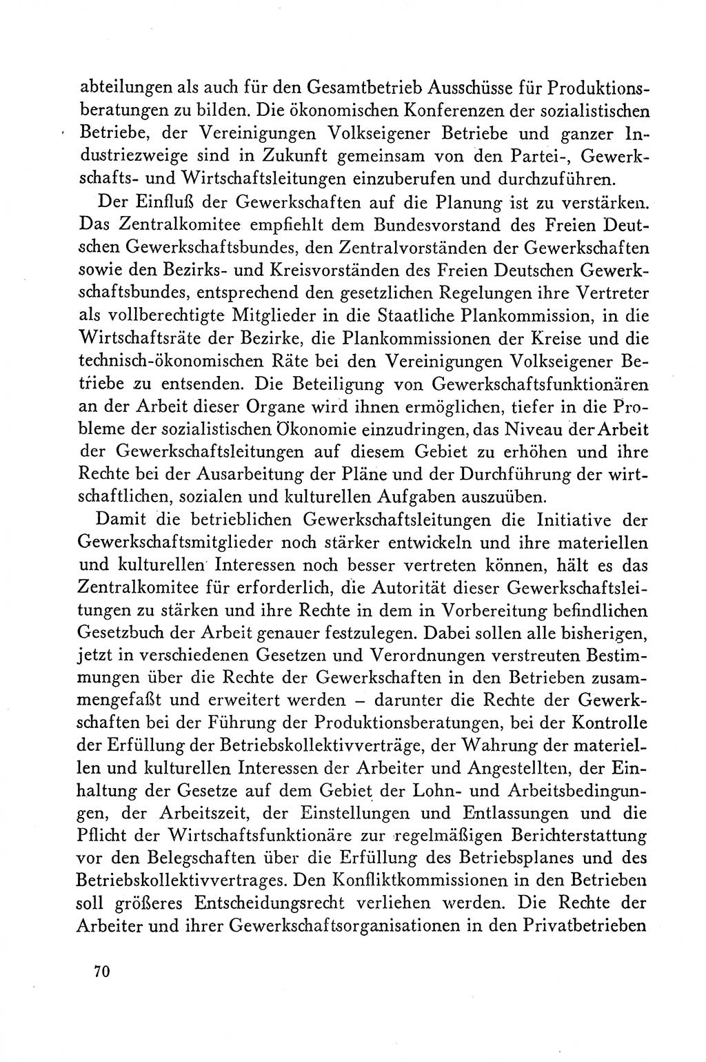 Dokumente der Sozialistischen Einheitspartei Deutschlands (SED) [Deutsche Demokratische Republik (DDR)] 1958-1959, Seite 70 (Dok. SED DDR 1958-1959, S. 70)