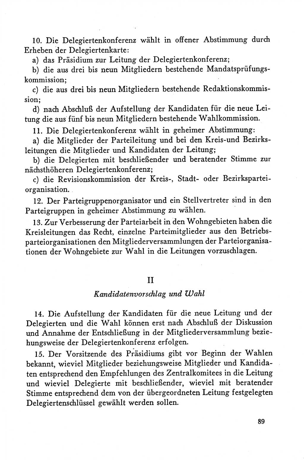 Dokumente der Sozialistischen Einheitspartei Deutschlands (SED) [Deutsche Demokratische Republik (DDR)] 1958-1959, Seite 89 (Dok. SED DDR 1958-1959, S. 89)