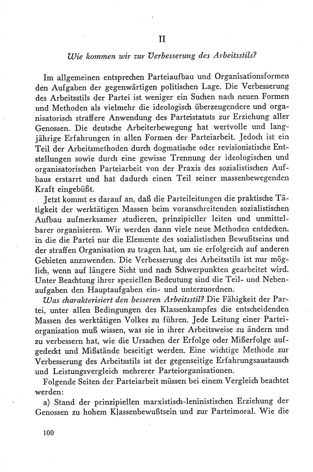 Dokumente der Sozialistischen Einheitspartei Deutschlands (SED) [Deutsche Demokratische Republik (DDR)] 1958-1959, Seite 100 (Dok. SED DDR 1958-1959, S. 100)