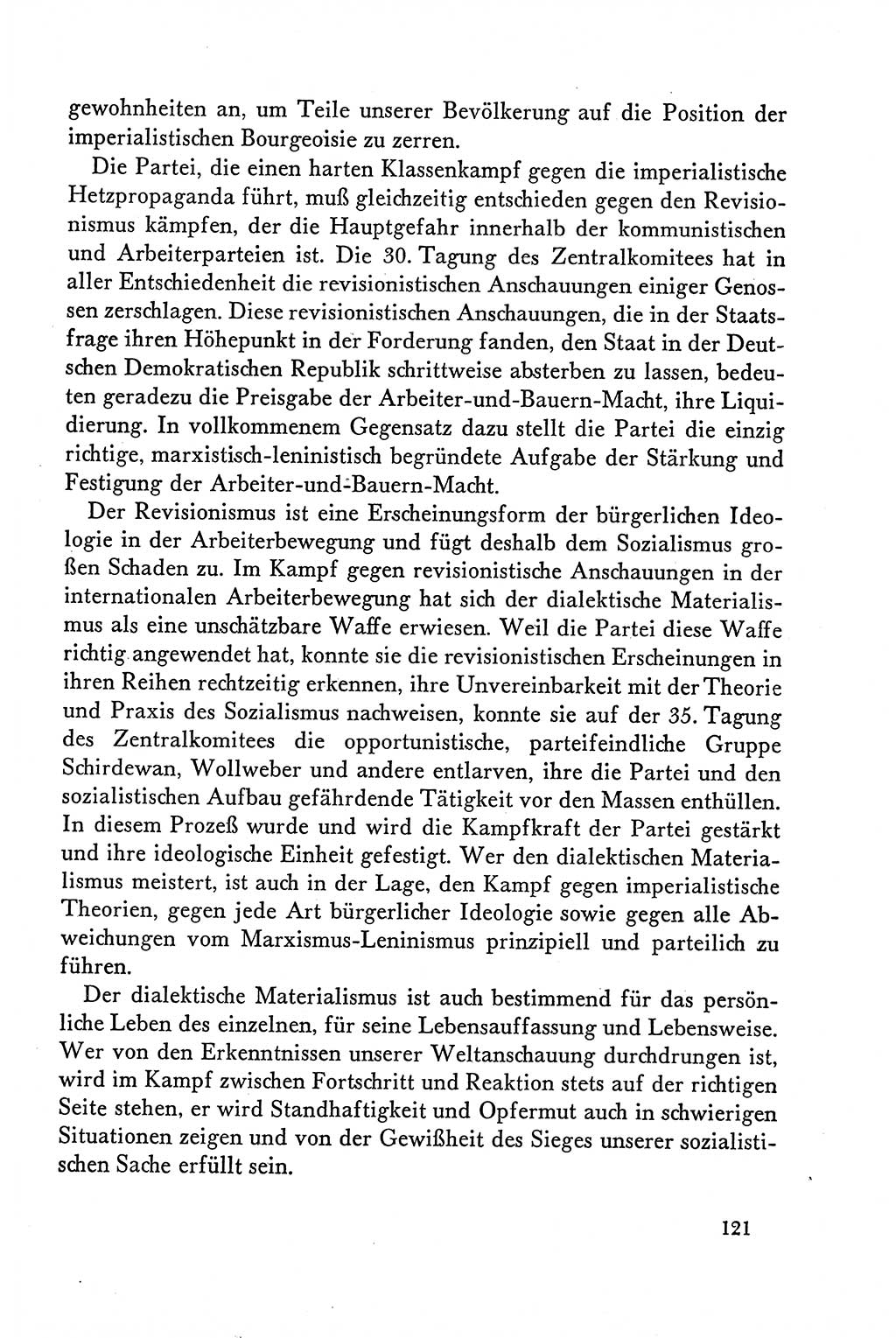 Dokumente der Sozialistischen Einheitspartei Deutschlands (SED) [Deutsche Demokratische Republik (DDR)] 1958-1959, Seite 121 (Dok. SED DDR 1958-1959, S. 121)