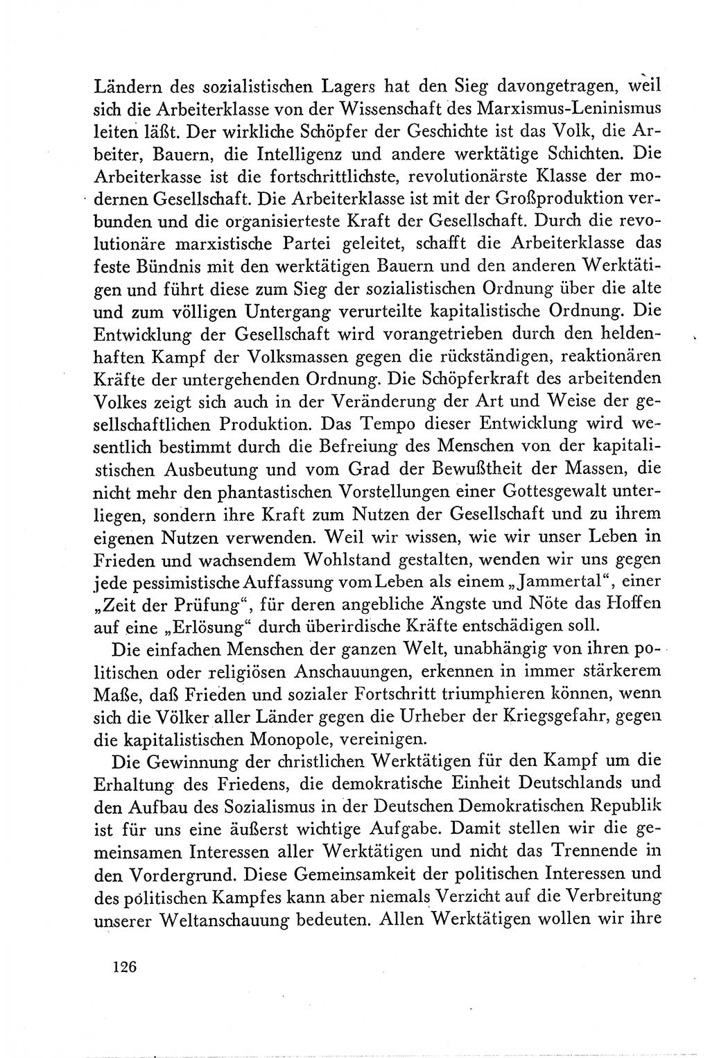Dokumente der Sozialistischen Einheitspartei Deutschlands (SED) [Deutsche Demokratische Republik (DDR)] 1958-1959, Seite 126 (Dok. SED DDR 1958-1959, S. 126)