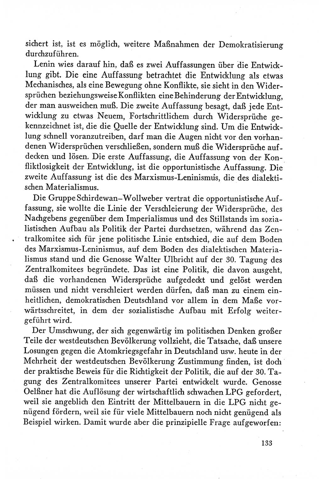 Dokumente der Sozialistischen Einheitspartei Deutschlands (SED) [Deutsche Demokratische Republik (DDR)] 1958-1959, Seite 133 (Dok. SED DDR 1958-1959, S. 133)