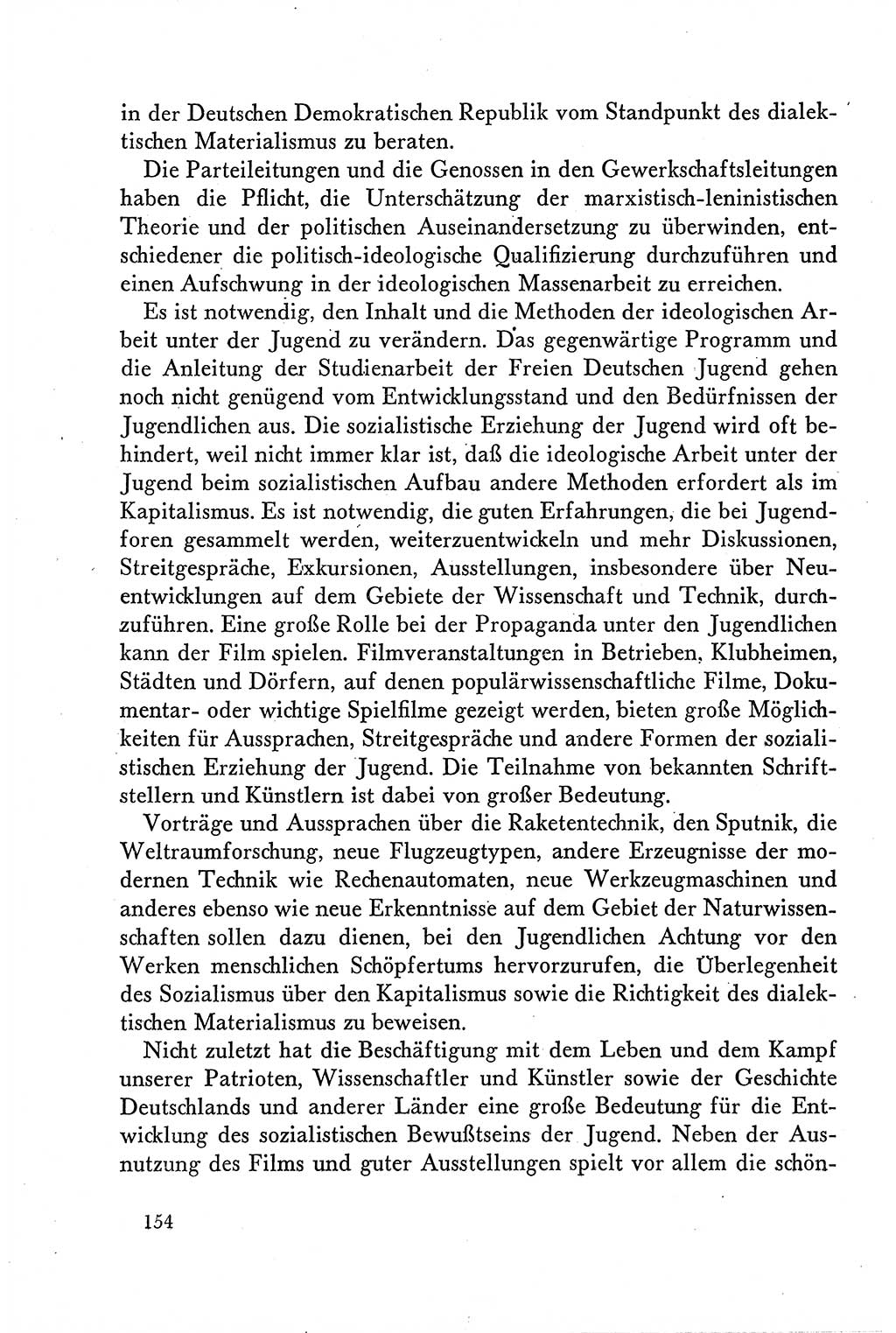 Dokumente der Sozialistischen Einheitspartei Deutschlands (SED) [Deutsche Demokratische Republik (DDR)] 1958-1959, Seite 154 (Dok. SED DDR 1958-1959, S. 154)