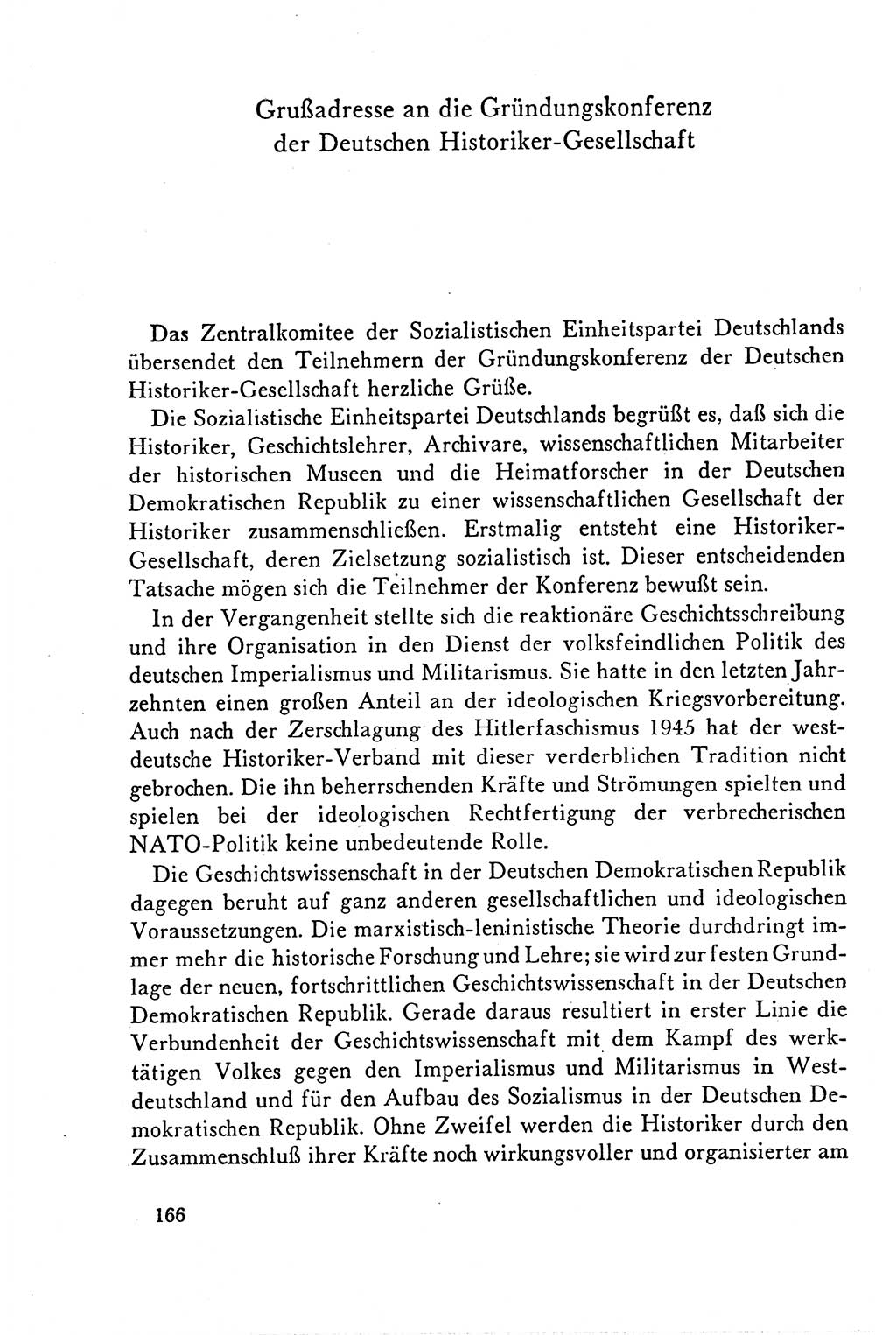 Dokumente der Sozialistischen Einheitspartei Deutschlands (SED) [Deutsche Demokratische Republik (DDR)] 1958-1959, Seite 166 (Dok. SED DDR 1958-1959, S. 166)