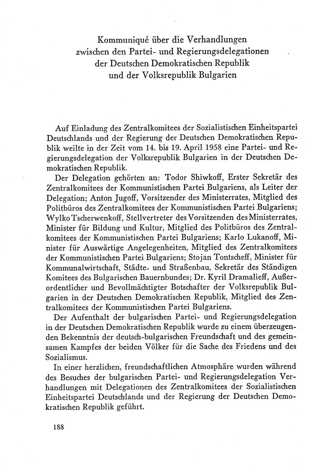 Dokumente der Sozialistischen Einheitspartei Deutschlands (SED) [Deutsche Demokratische Republik (DDR)] 1958-1959, Seite 188 (Dok. SED DDR 1958-1959, S. 188)