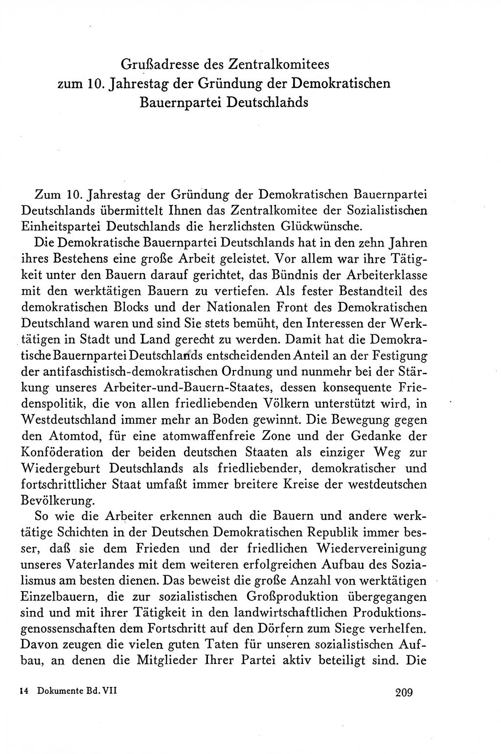 Dokumente der Sozialistischen Einheitspartei Deutschlands (SED) [Deutsche Demokratische Republik (DDR)] 1958-1959, Seite 209 (Dok. SED DDR 1958-1959, S. 209)