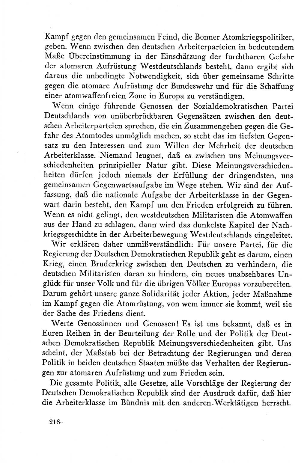 Dokumente der Sozialistischen Einheitspartei Deutschlands (SED) [Deutsche Demokratische Republik (DDR)] 1958-1959, Seite 216 (Dok. SED DDR 1958-1959, S. 216)