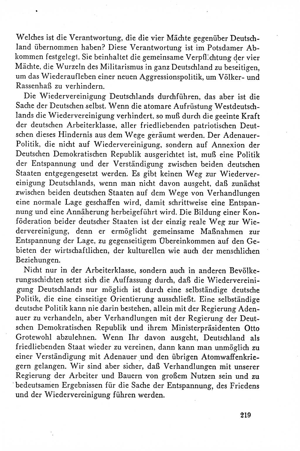 Dokumente der Sozialistischen Einheitspartei Deutschlands (SED) [Deutsche Demokratische Republik (DDR)] 1958-1959, Seite 219 (Dok. SED DDR 1958-1959, S. 219)