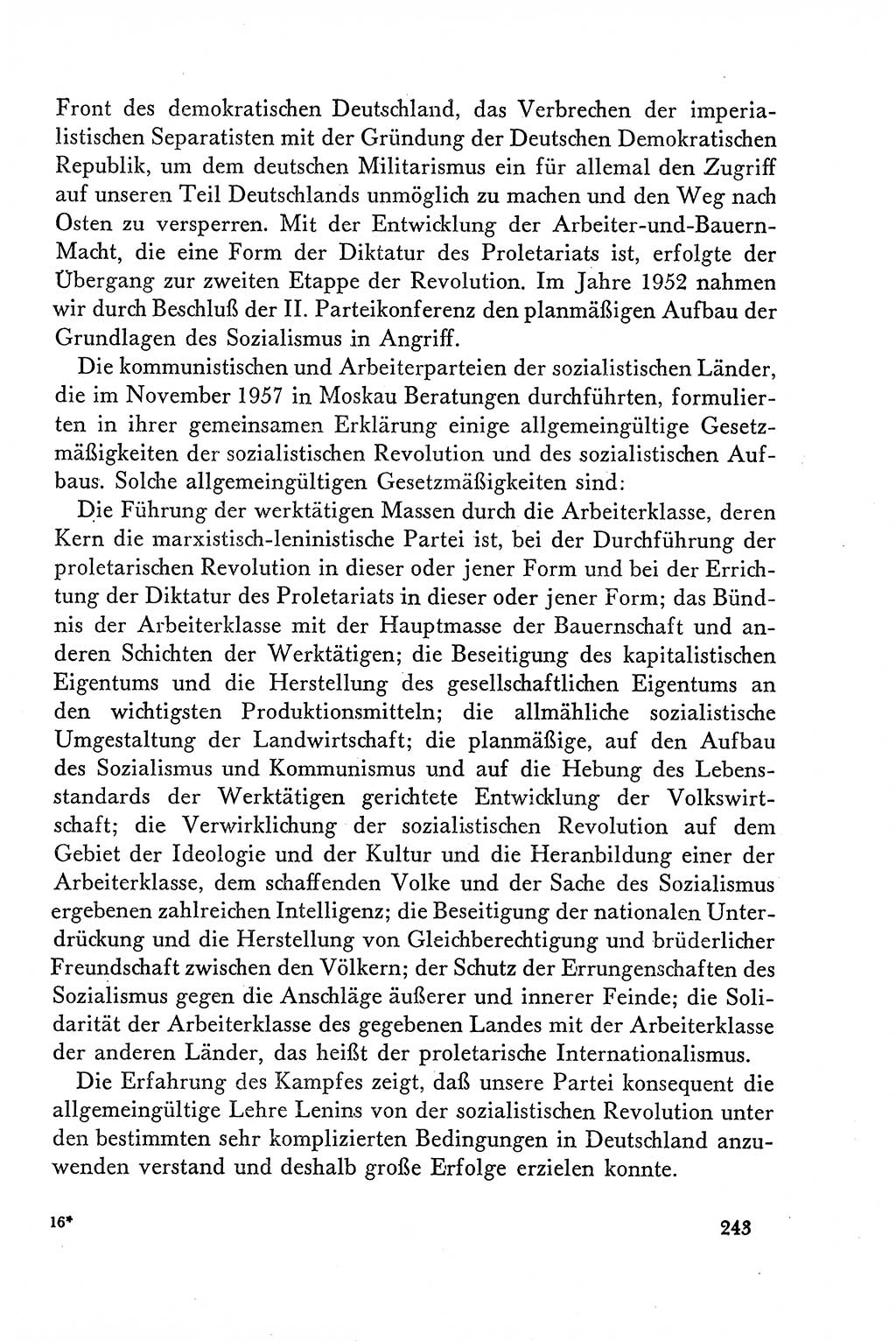 Dokumente der Sozialistischen Einheitspartei Deutschlands (SED) [Deutsche Demokratische Republik (DDR)] 1958-1959, Seite 243 (Dok. SED DDR 1958-1959, S. 243)