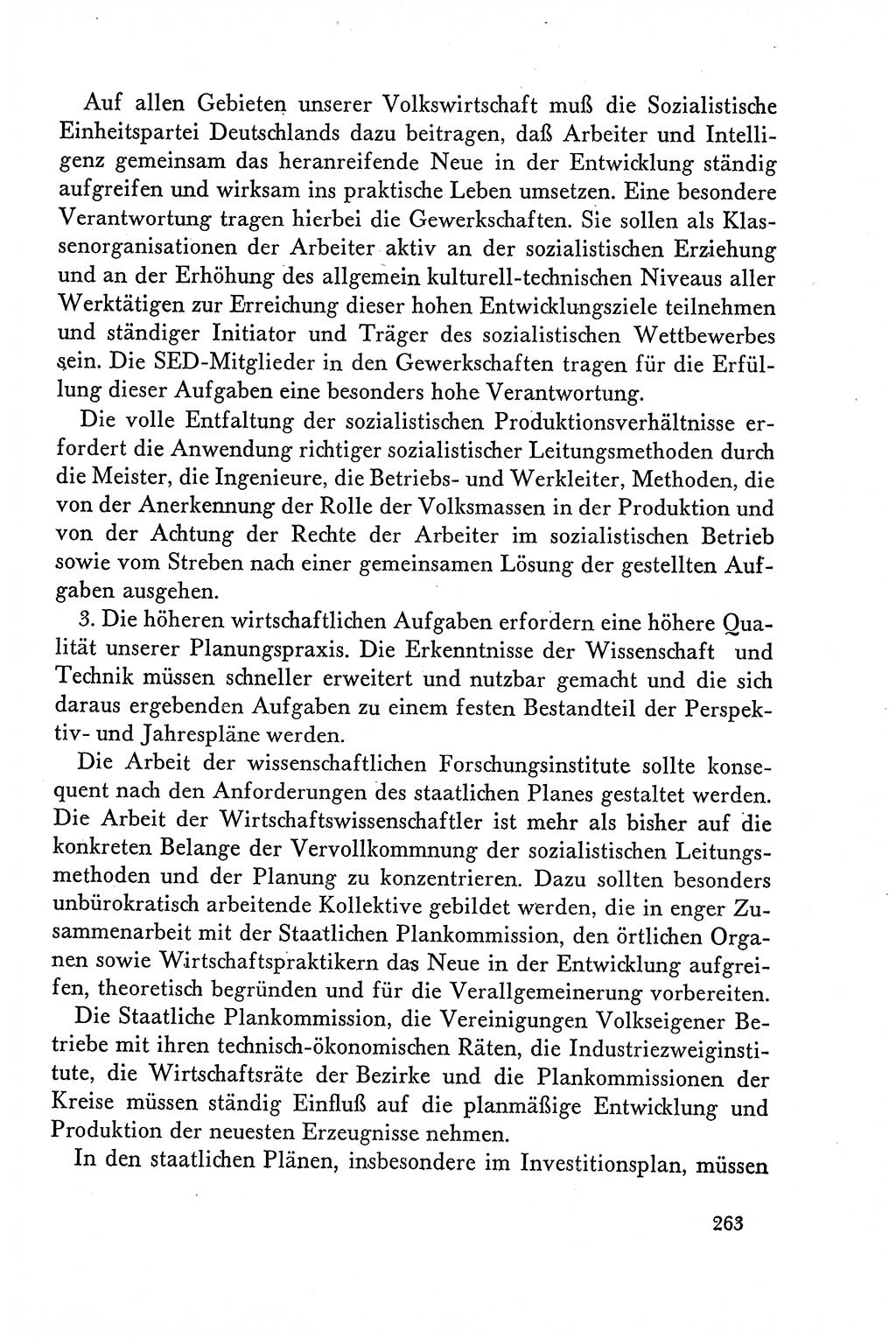 Dokumente der Sozialistischen Einheitspartei Deutschlands (SED) [Deutsche Demokratische Republik (DDR)] 1958-1959, Seite 263 (Dok. SED DDR 1958-1959, S. 263)