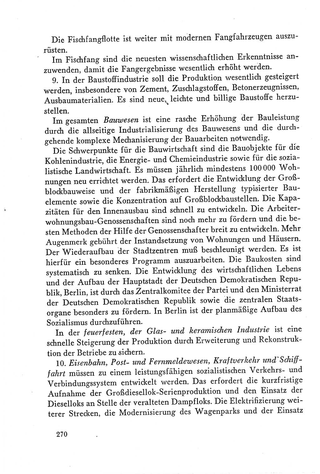 Dokumente der Sozialistischen Einheitspartei Deutschlands (SED) [Deutsche Demokratische Republik (DDR)] 1958-1959, Seite 270 (Dok. SED DDR 1958-1959, S. 270)