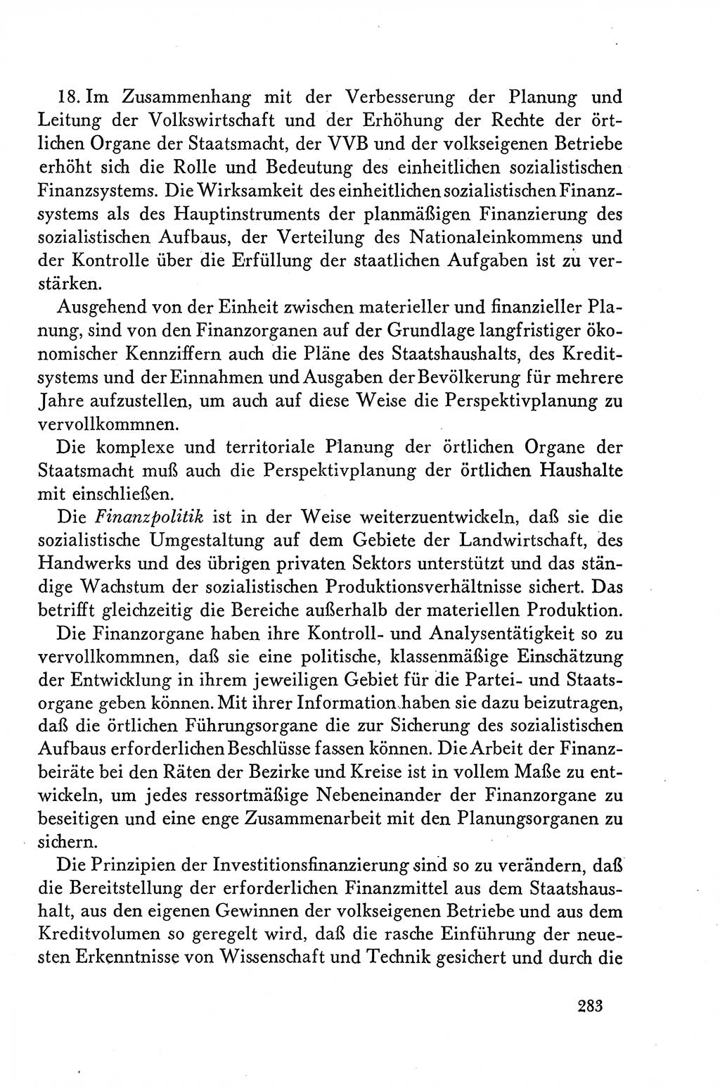 Dokumente der Sozialistischen Einheitspartei Deutschlands (SED) [Deutsche Demokratische Republik (DDR)] 1958-1959, Seite 283 (Dok. SED DDR 1958-1959, S. 283)