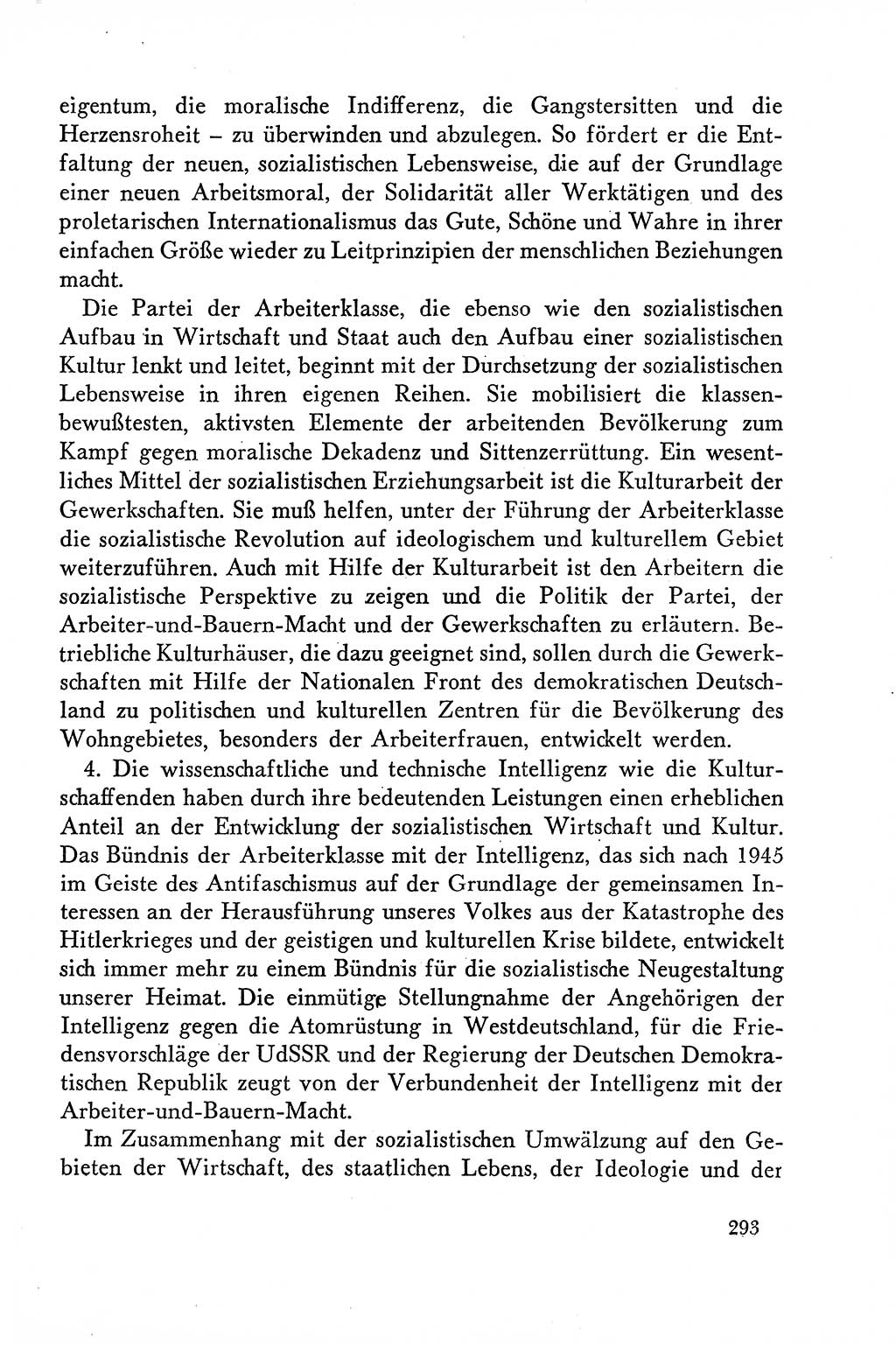 Dokumente der Sozialistischen Einheitspartei Deutschlands (SED) [Deutsche Demokratische Republik (DDR)] 1958-1959, Seite 293 (Dok. SED DDR 1958-1959, S. 293)