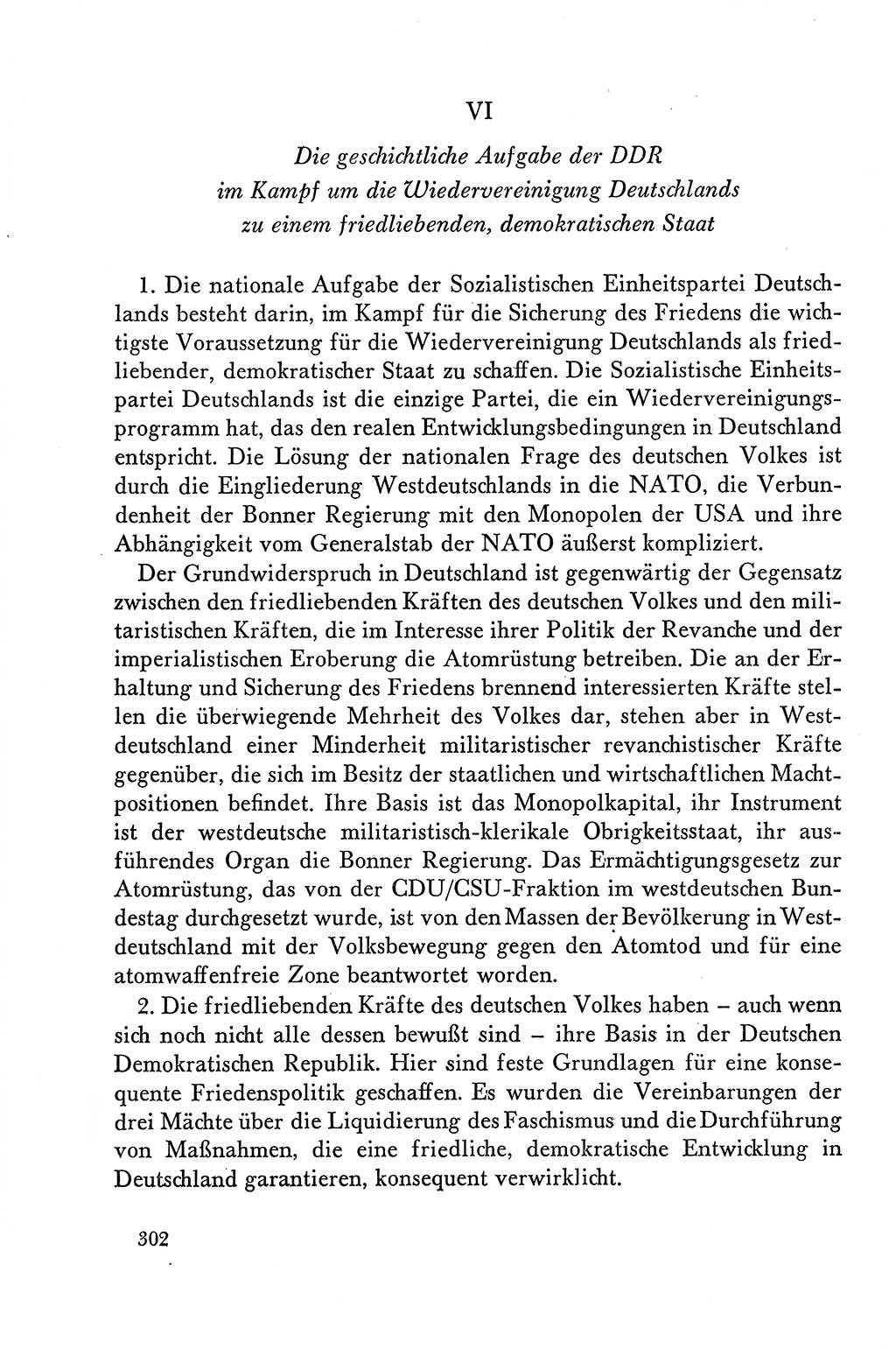 Dokumente der Sozialistischen Einheitspartei Deutschlands (SED) [Deutsche Demokratische Republik (DDR)] 1958-1959, Seite 302 (Dok. SED DDR 1958-1959, S. 302)