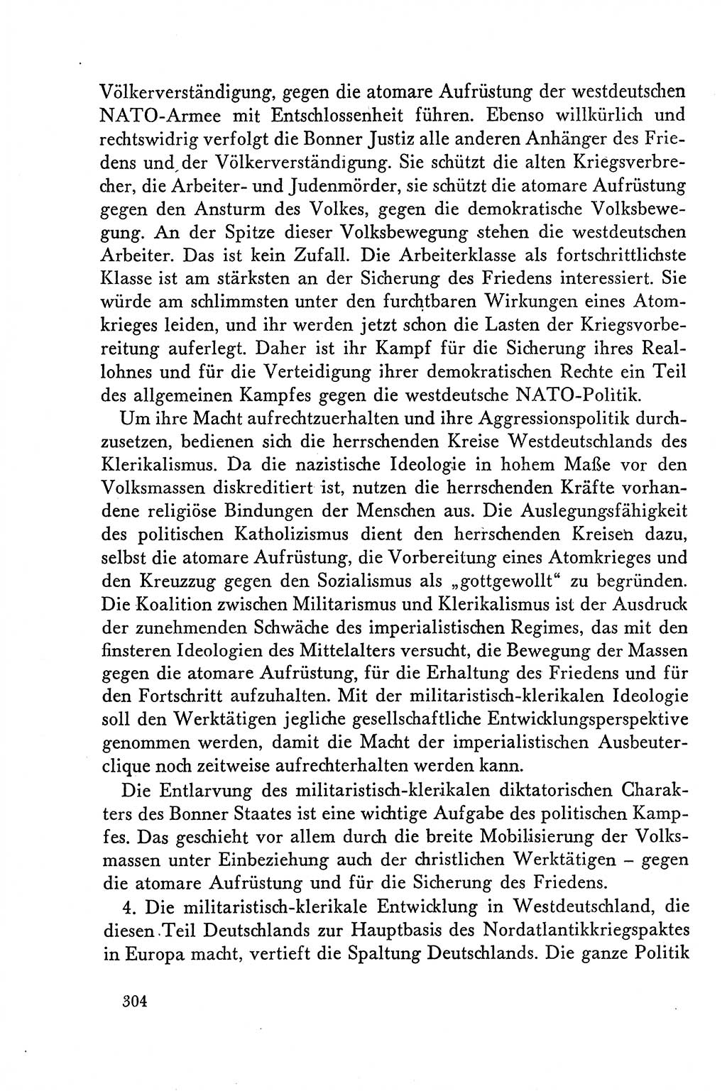 Dokumente der Sozialistischen Einheitspartei Deutschlands (SED) [Deutsche Demokratische Republik (DDR)] 1958-1959, Seite 304 (Dok. SED DDR 1958-1959, S. 304)