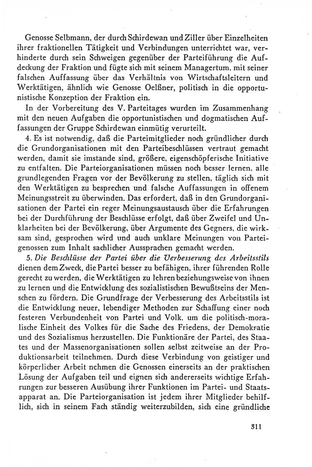 Dokumente der Sozialistischen Einheitspartei Deutschlands (SED) [Deutsche Demokratische Republik (DDR)] 1958-1959, Seite 311 (Dok. SED DDR 1958-1959, S. 311)