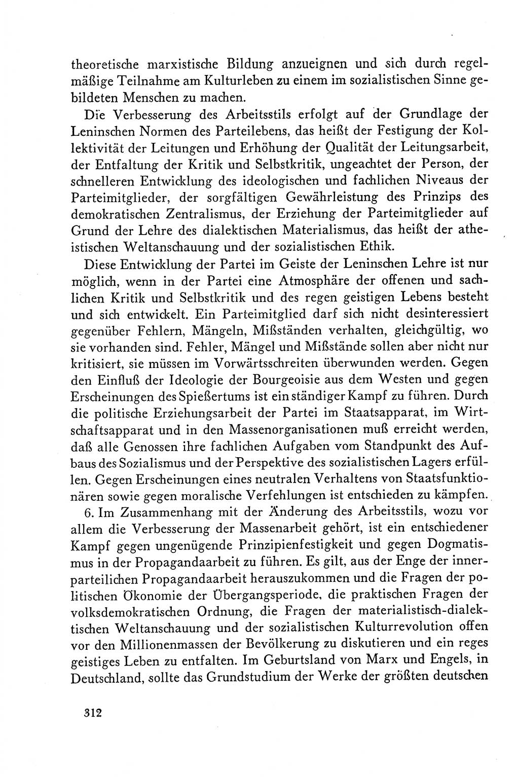 Dokumente der Sozialistischen Einheitspartei Deutschlands (SED) [Deutsche Demokratische Republik (DDR)] 1958-1959, Seite 312 (Dok. SED DDR 1958-1959, S. 312)