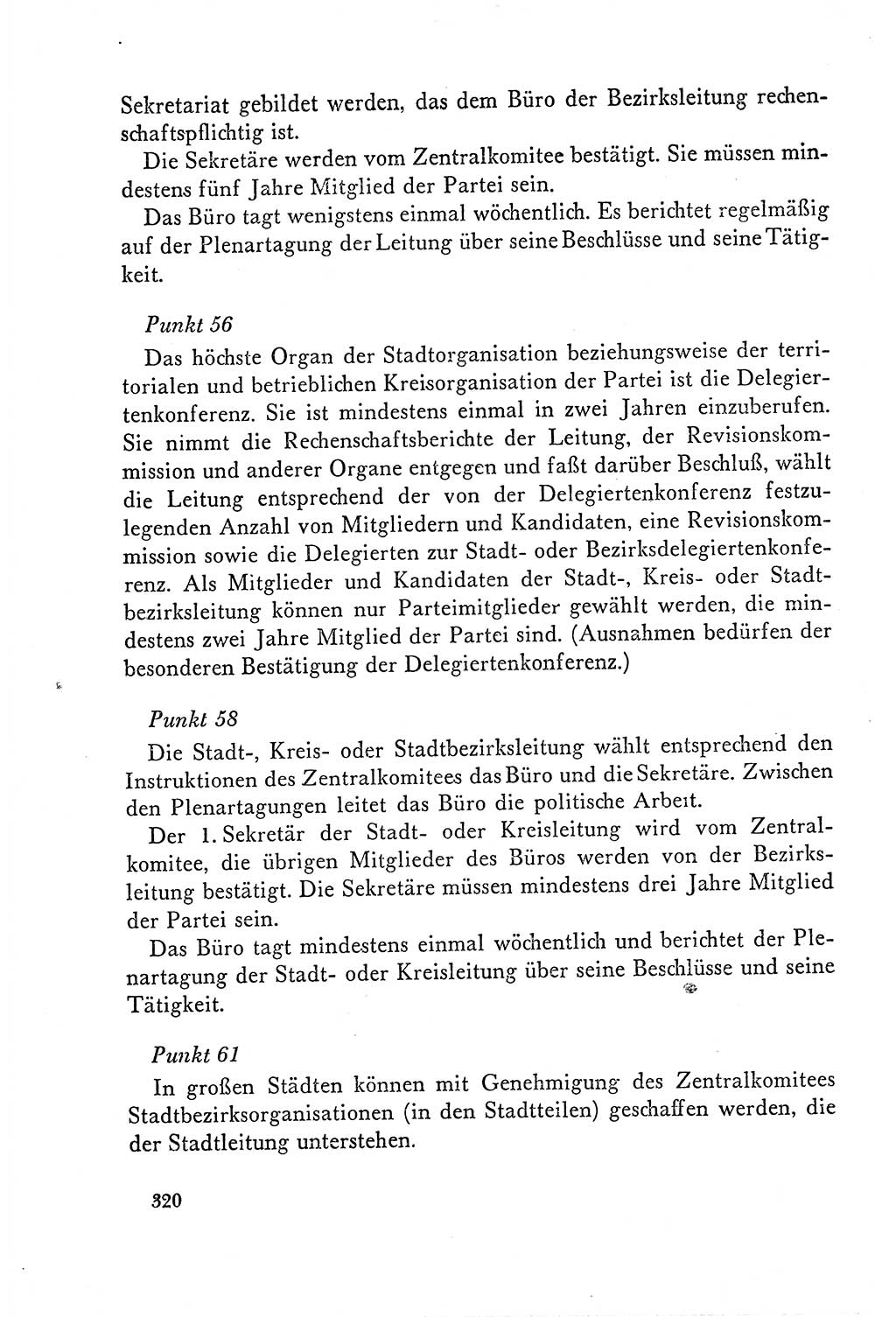 Dokumente der Sozialistischen Einheitspartei Deutschlands (SED) [Deutsche Demokratische Republik (DDR)] 1958-1959, Seite 320 (Dok. SED DDR 1958-1959, S. 320)