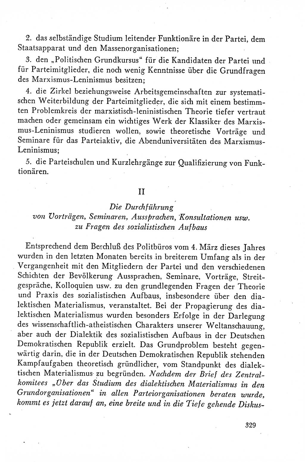 Dokumente der Sozialistischen Einheitspartei Deutschlands (SED) [Deutsche Demokratische Republik (DDR)] 1958-1959, Seite 329 (Dok. SED DDR 1958-1959, S. 329)