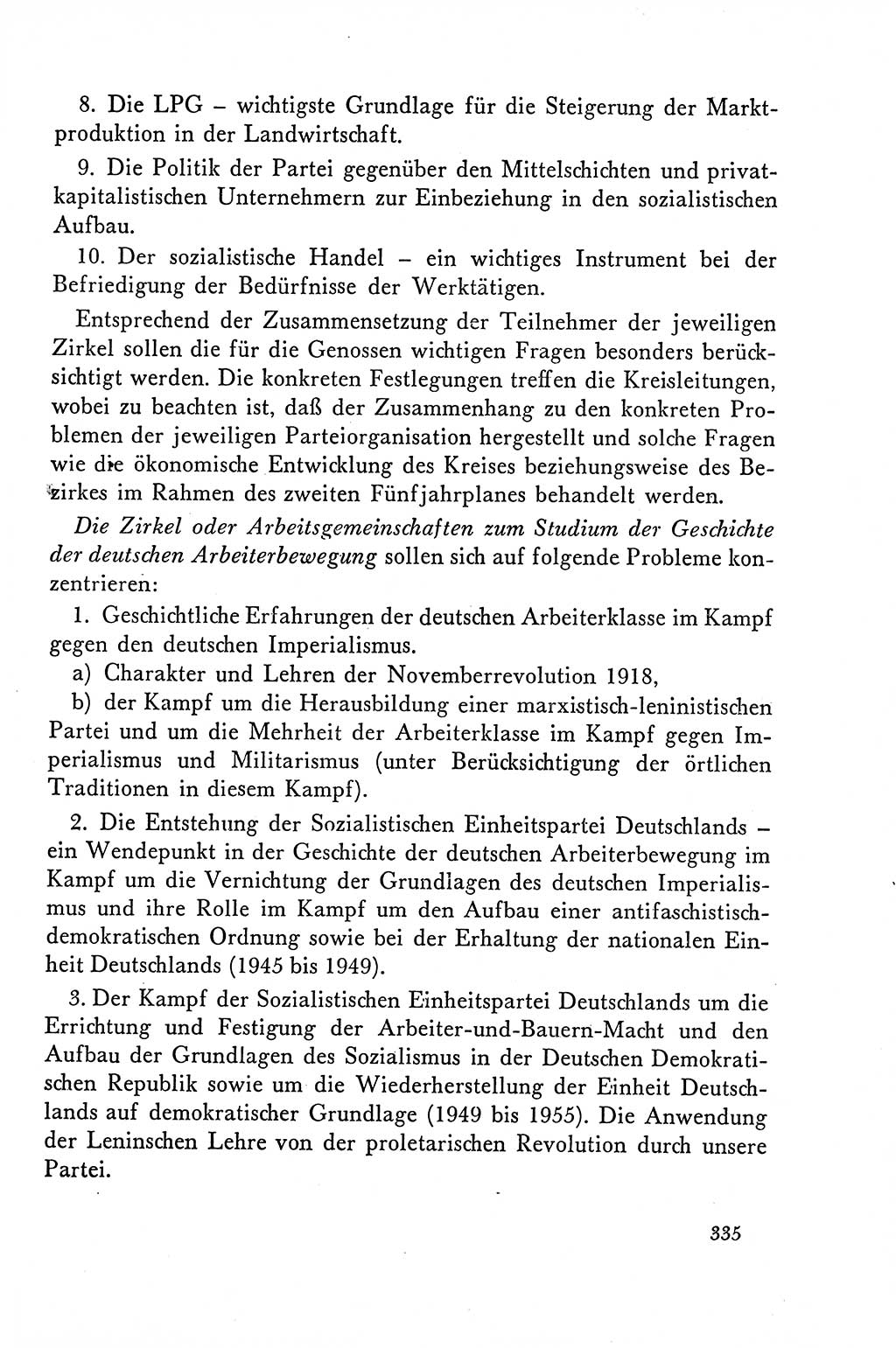 Dokumente der Sozialistischen Einheitspartei Deutschlands (SED) [Deutsche Demokratische Republik (DDR)] 1958-1959, Seite 335 (Dok. SED DDR 1958-1959, S. 335)