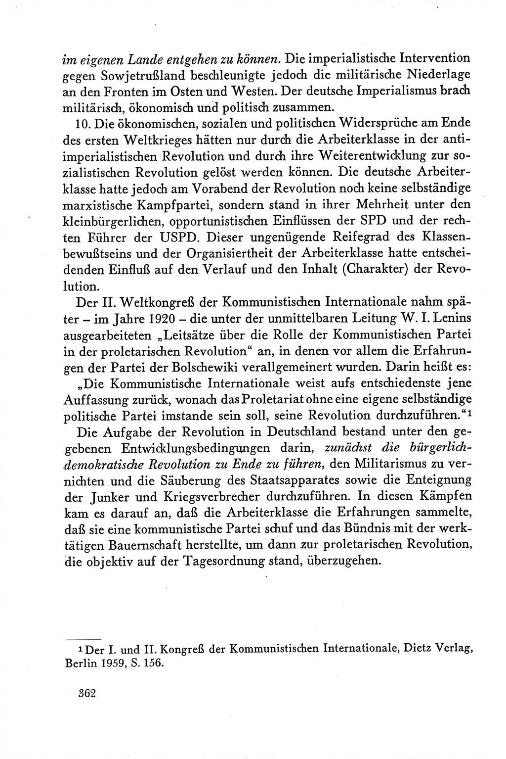 Dokumente der Sozialistischen Einheitspartei Deutschlands (SED) [Deutsche Demokratische Republik (DDR)] 1958-1959, Seite 362 (Dok. SED DDR 1958-1959, S. 362)