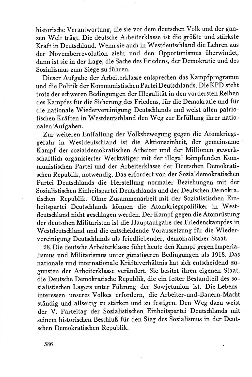 Dokumente der Sozialistischen Einheitspartei Deutschlands (SED) [Deutsche Demokratische Republik (DDR)] 1958-1959, Seite 386 (Dok. SED DDR 1958-1959, S. 386)