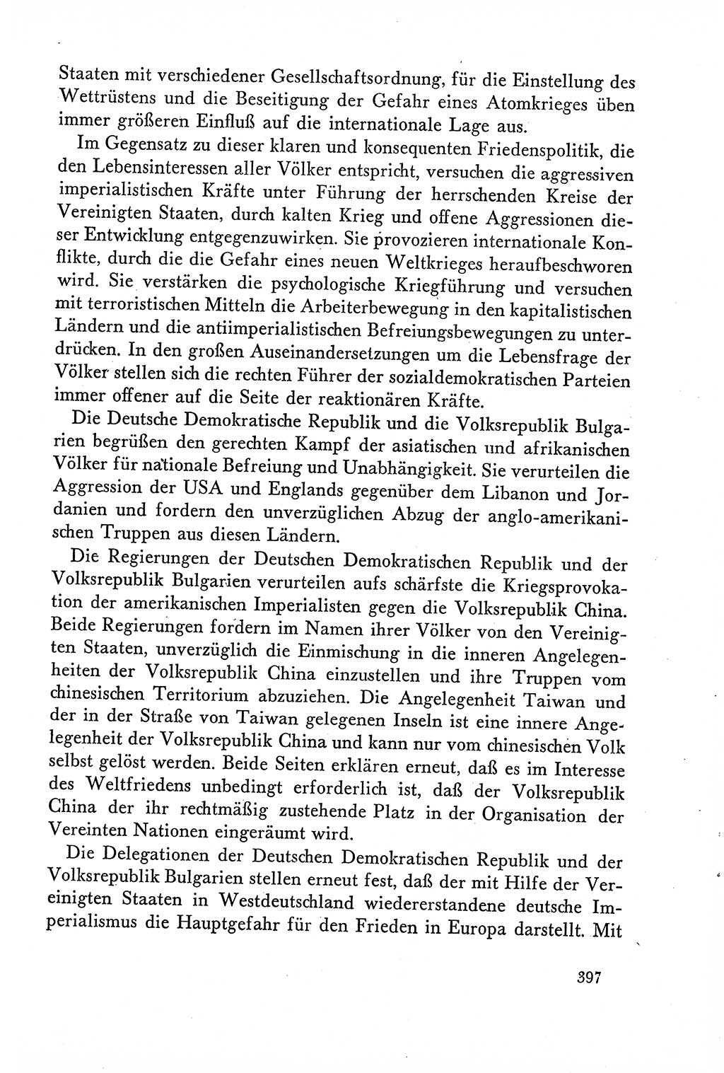 Dokumente der Sozialistischen Einheitspartei Deutschlands (SED) [Deutsche Demokratische Republik (DDR)] 1958-1959, Seite 397 (Dok. SED DDR 1958-1959, S. 397)