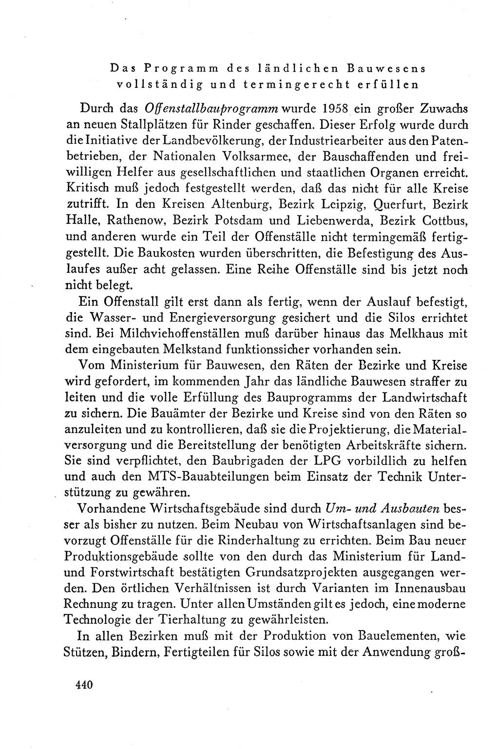 Dokumente der Sozialistischen Einheitspartei Deutschlands (SED) [Deutsche Demokratische Republik (DDR)] 1958-1959, Seite 440 (Dok. SED DDR 1958-1959, S. 440)