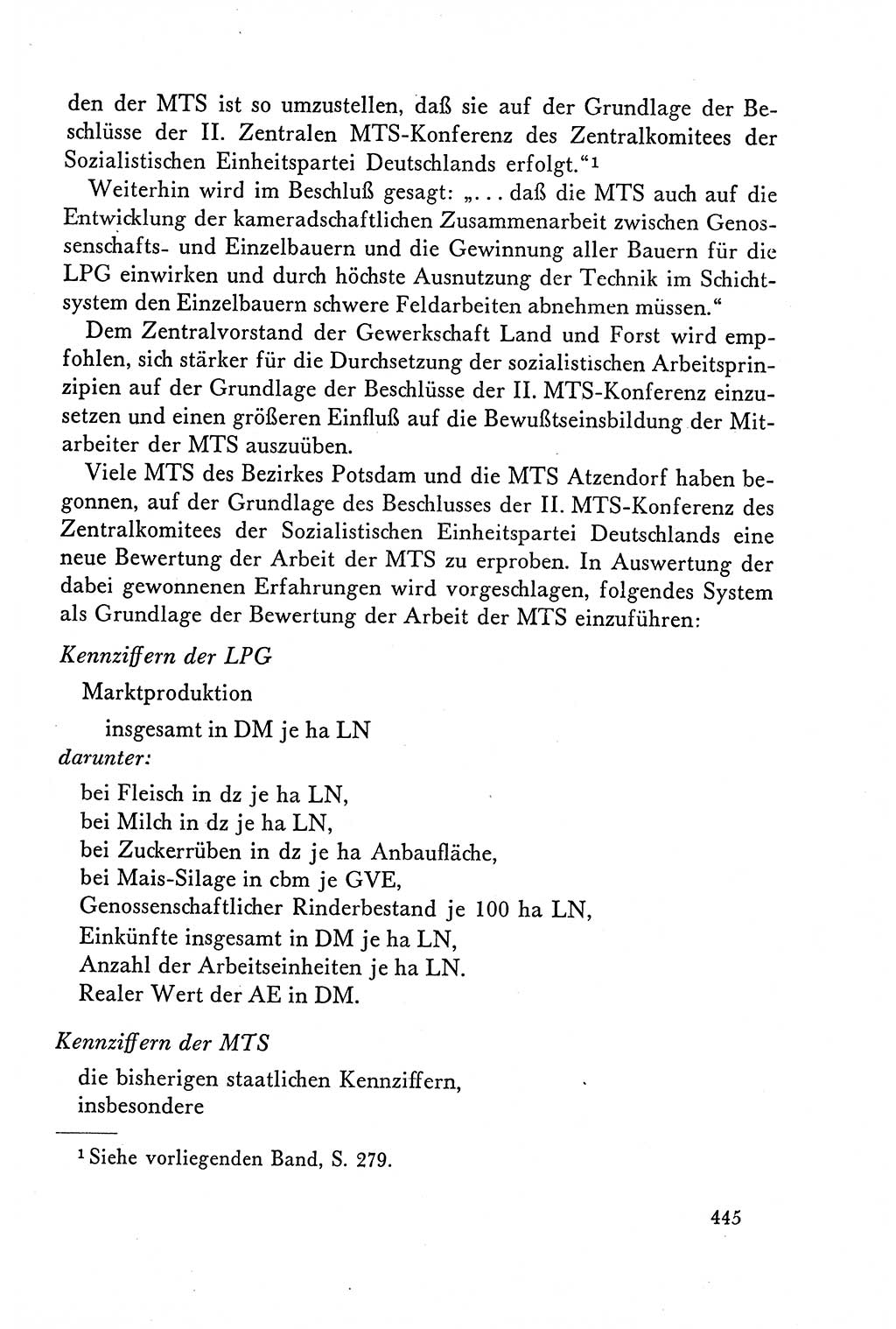 Dokumente der Sozialistischen Einheitspartei Deutschlands (SED) [Deutsche Demokratische Republik (DDR)] 1958-1959, Seite 445 (Dok. SED DDR 1958-1959, S. 445)