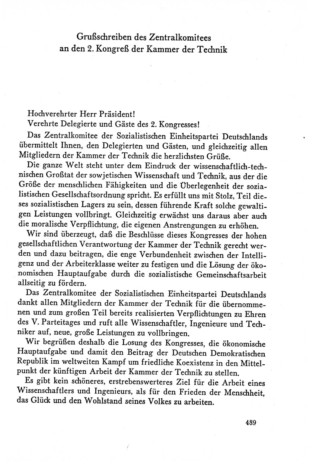 Dokumente der Sozialistischen Einheitspartei Deutschlands (SED) [Deutsche Demokratische Republik (DDR)] 1958-1959, Seite 489 (Dok. SED DDR 1958-1959, S. 489)