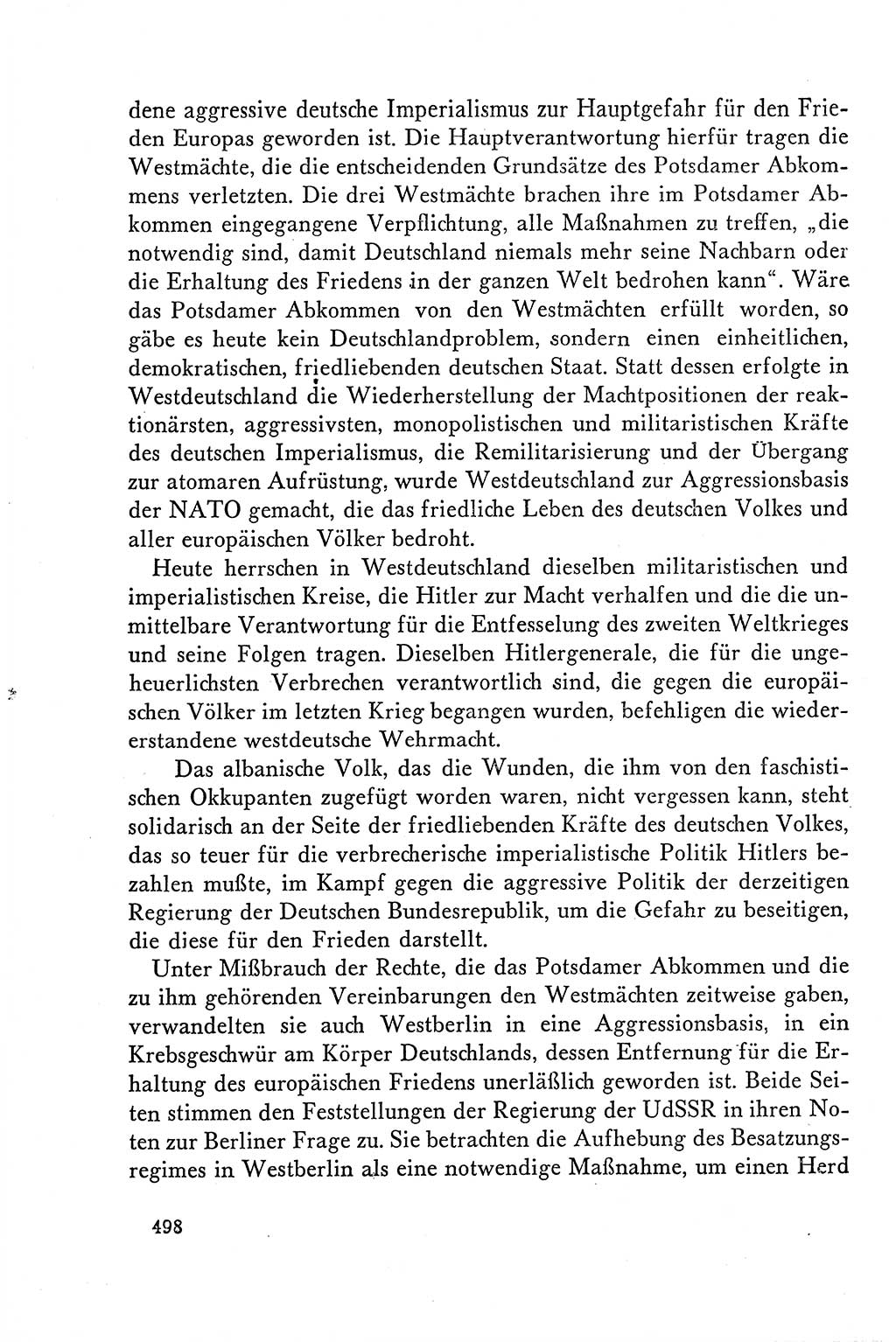 Dokumente der Sozialistischen Einheitspartei Deutschlands (SED) [Deutsche Demokratische Republik (DDR)] 1958-1959, Seite 498 (Dok. SED DDR 1958-1959, S. 498)