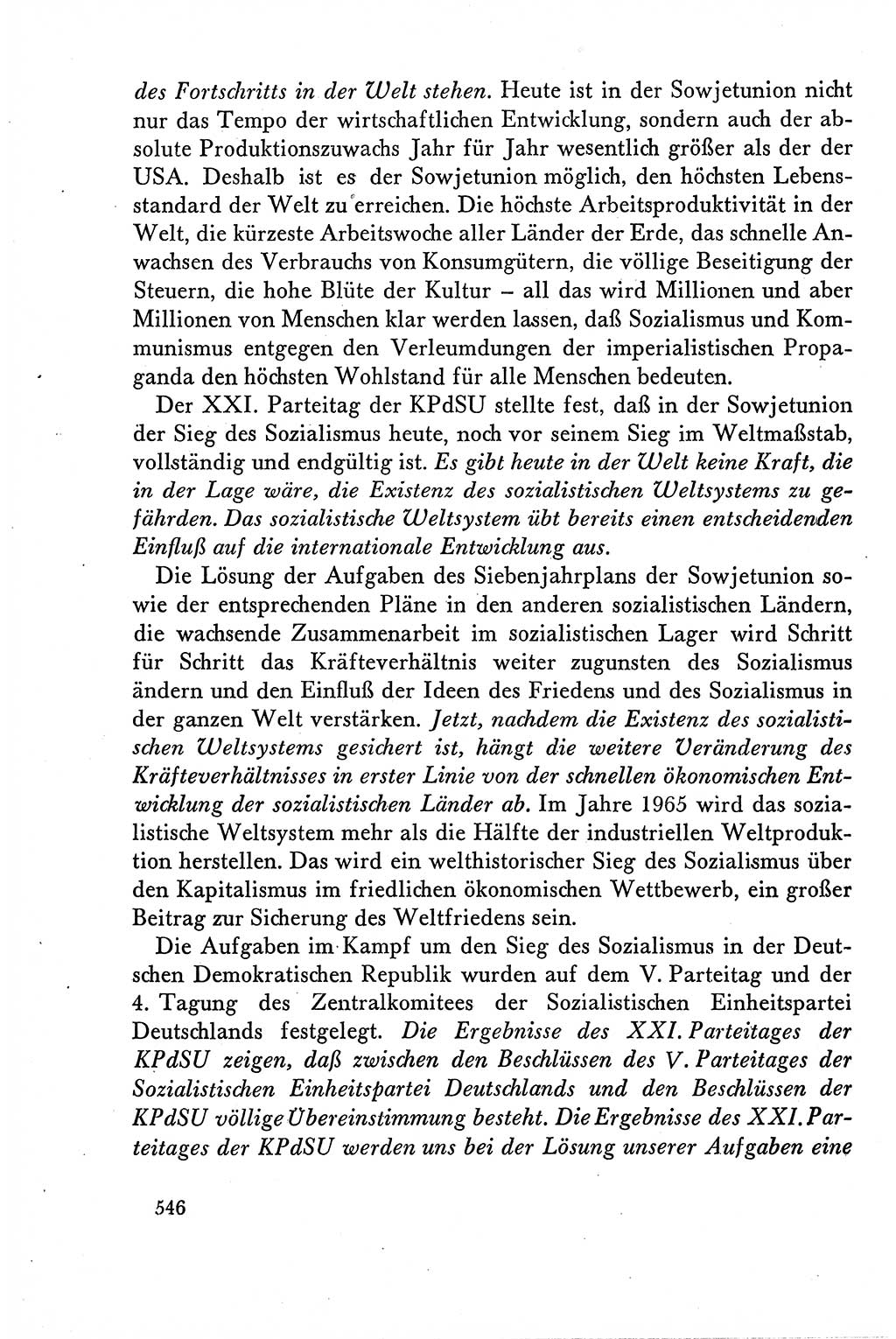 Dokumente der Sozialistischen Einheitspartei Deutschlands (SED) [Deutsche Demokratische Republik (DDR)] 1958-1959, Seite 546 (Dok. SED DDR 1958-1959, S. 546)