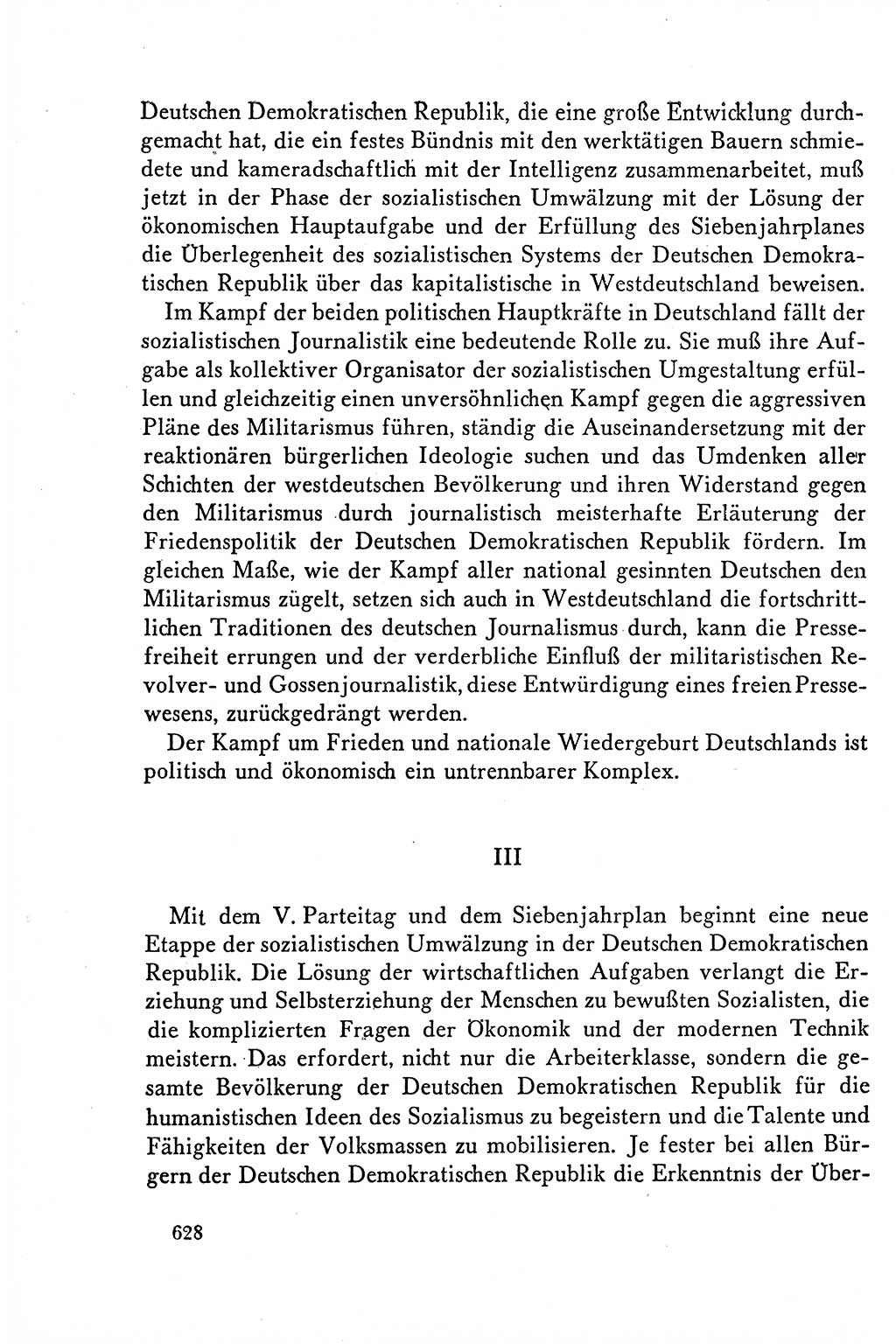 Dokumente der Sozialistischen Einheitspartei Deutschlands (SED) [Deutsche Demokratische Republik (DDR)] 1958-1959, Seite 628 (Dok. SED DDR 1958-1959, S. 628)