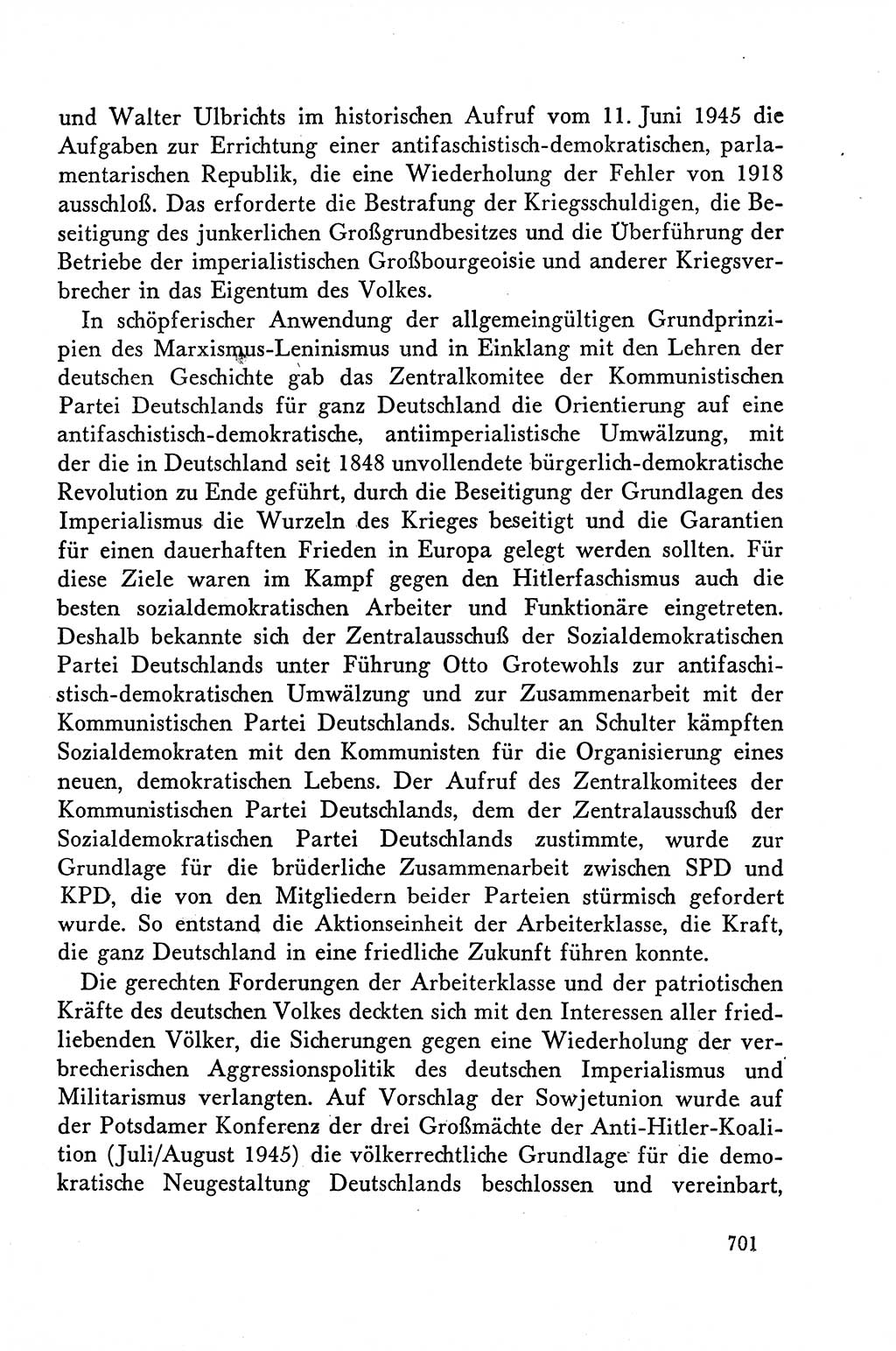 Dokumente der Sozialistischen Einheitspartei Deutschlands (SED) [Deutsche Demokratische Republik (DDR)] 1958-1959, Seite 701 (Dok. SED DDR 1958-1959, S. 701)